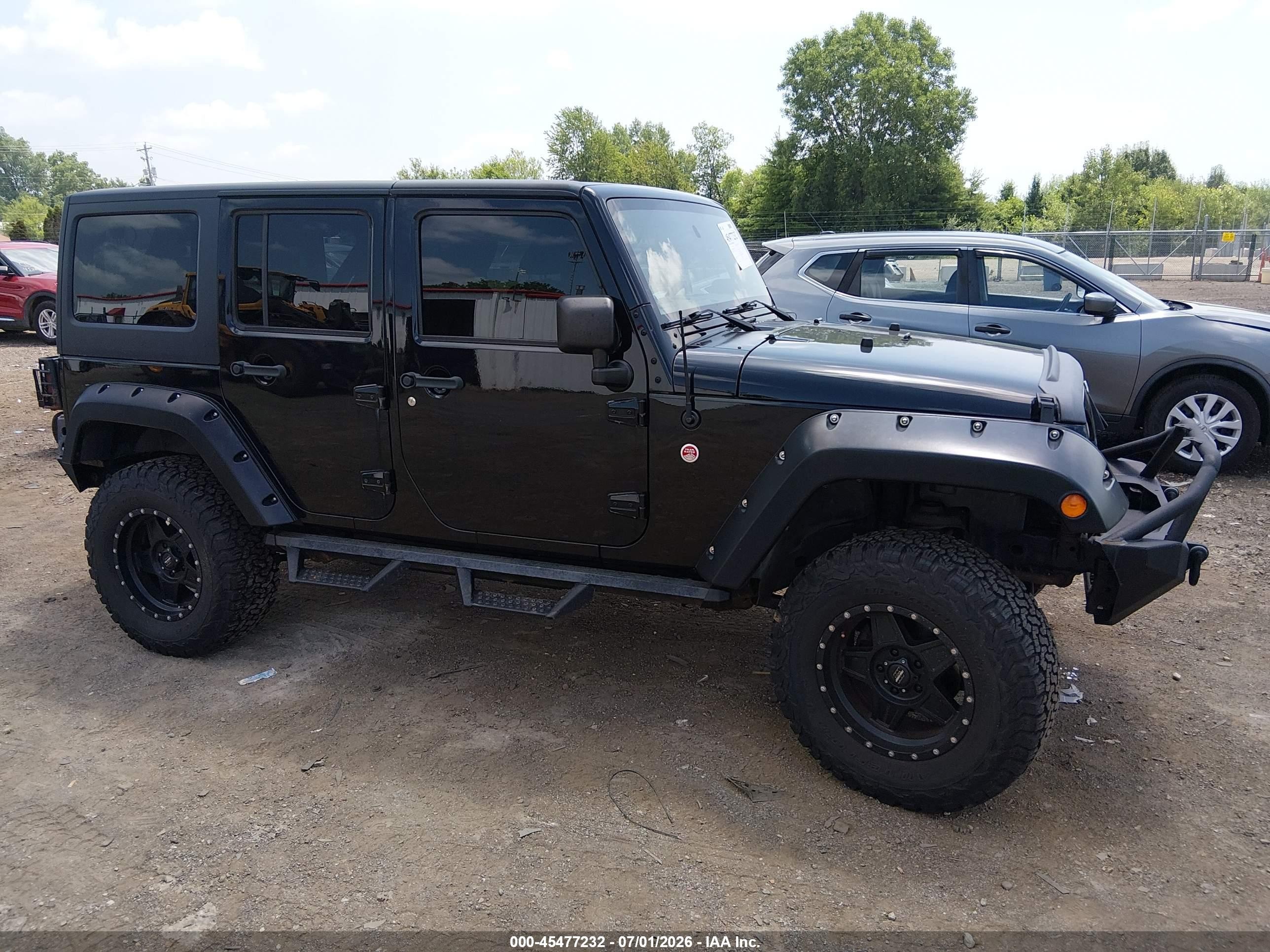 2011 Jeep Wrangler Unlimited Sport Black vin: 1J4BA3H1XBL507956