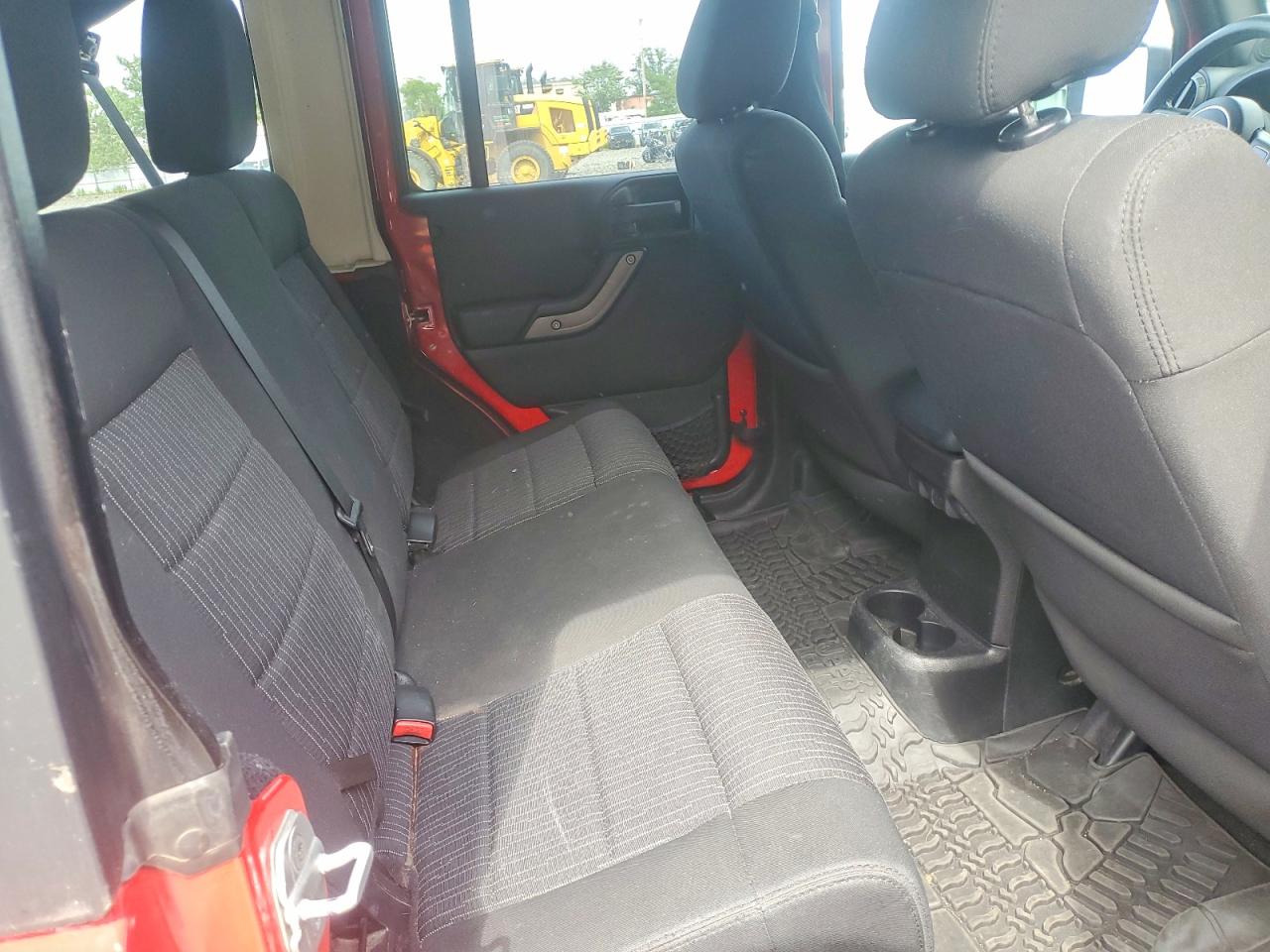 2011 Jeep Wrangler Unlimited Sport Красный vin: 1J4BA3H1XBL612237