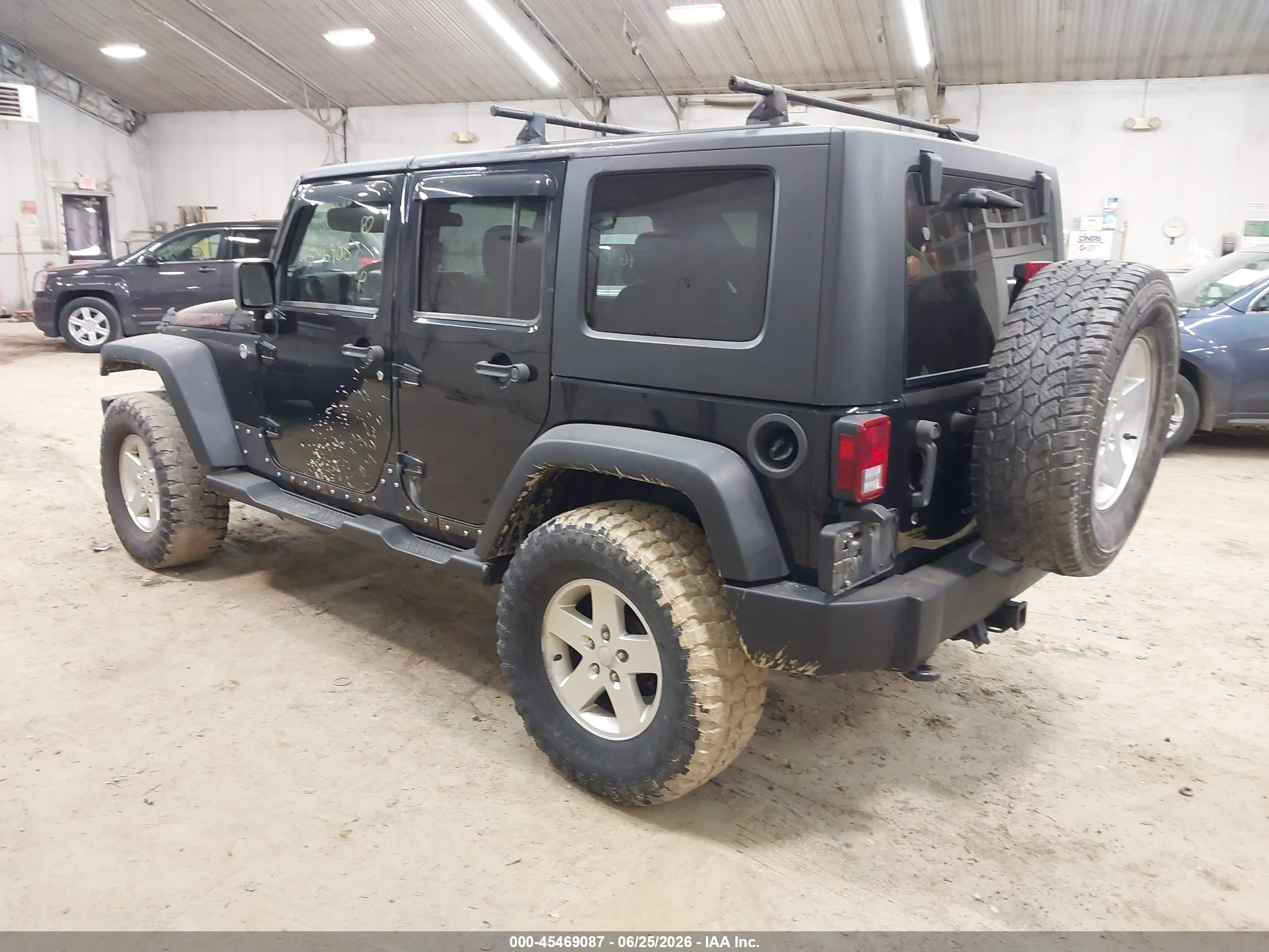 2011 Jeep Wrangler Unlimited Sport Black vin: 1J4BA3H1XBL627546