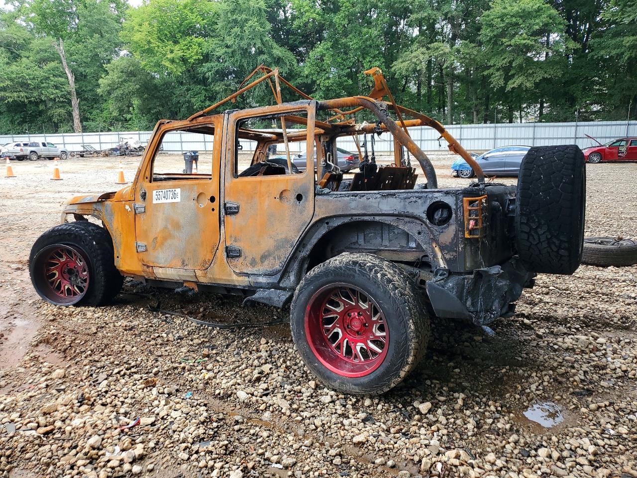2011 Jeep Wrangler Burn vin: 1J4BA3H4XBL609015