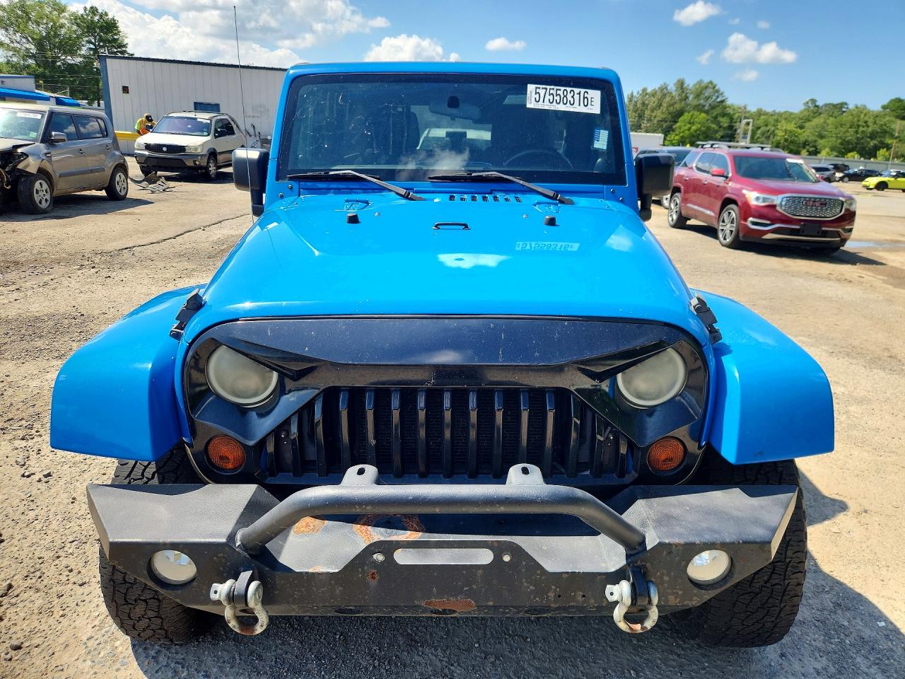 2011 Jeep Wrangler Unlimited Sahara Blue vin: 1J4BA5H10BL632346