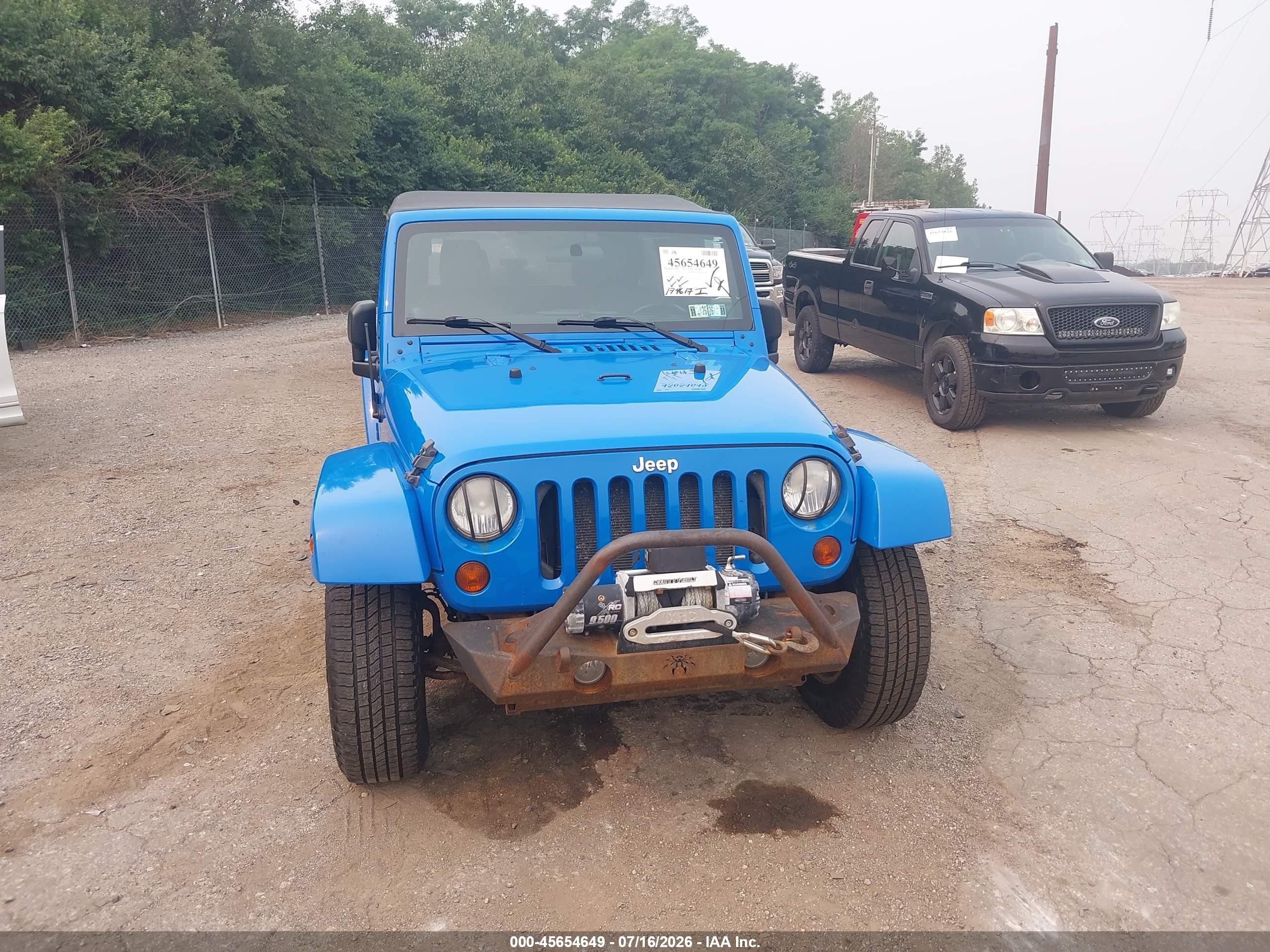 2011 Jeep Wrangler Unlimited Sahara Blue vin: 1J4BA5H11BL563361