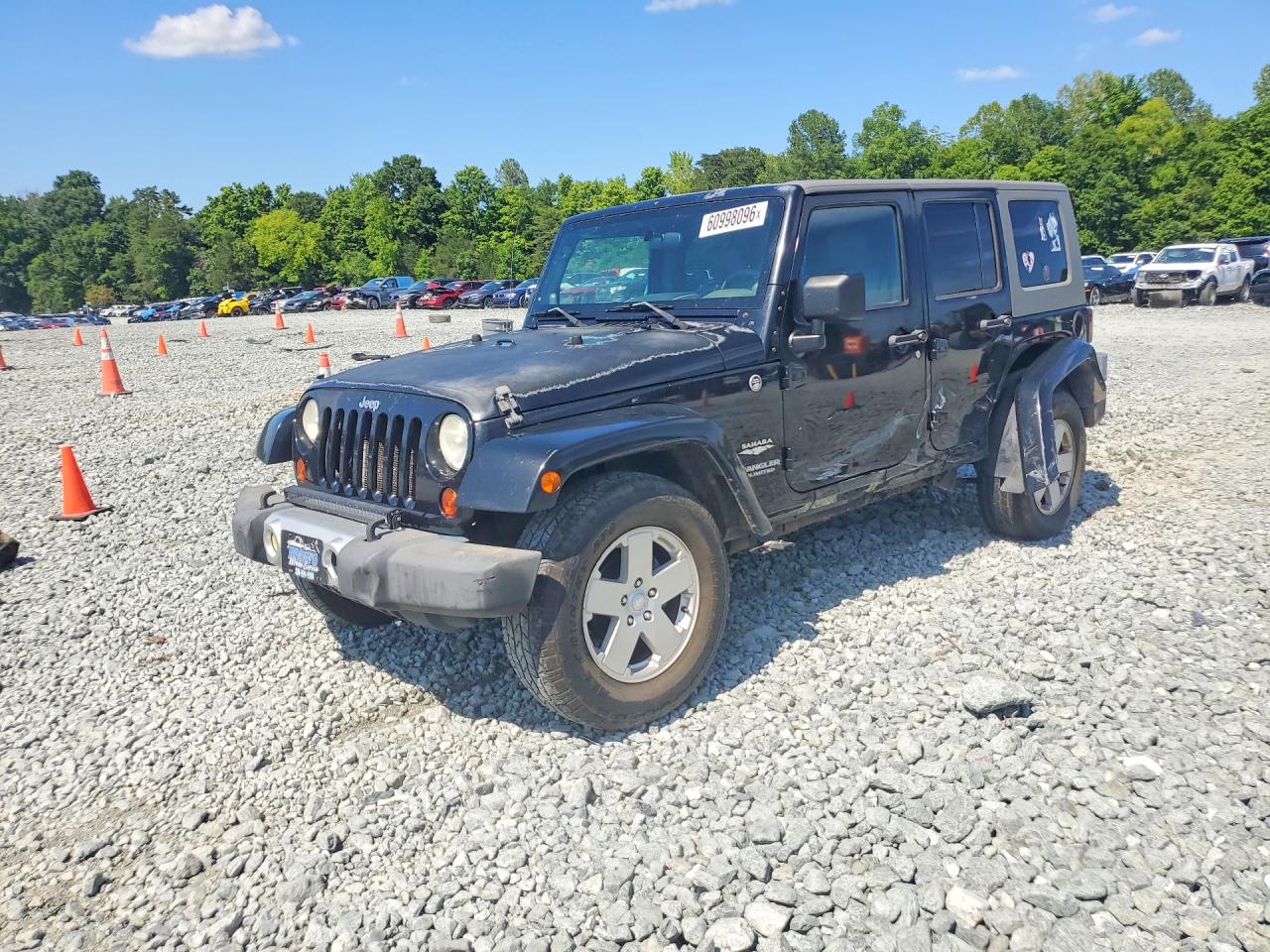 2010 Jeep Wrangler Unlimited Sahara Black vin: 1J4BA5H12AL140030