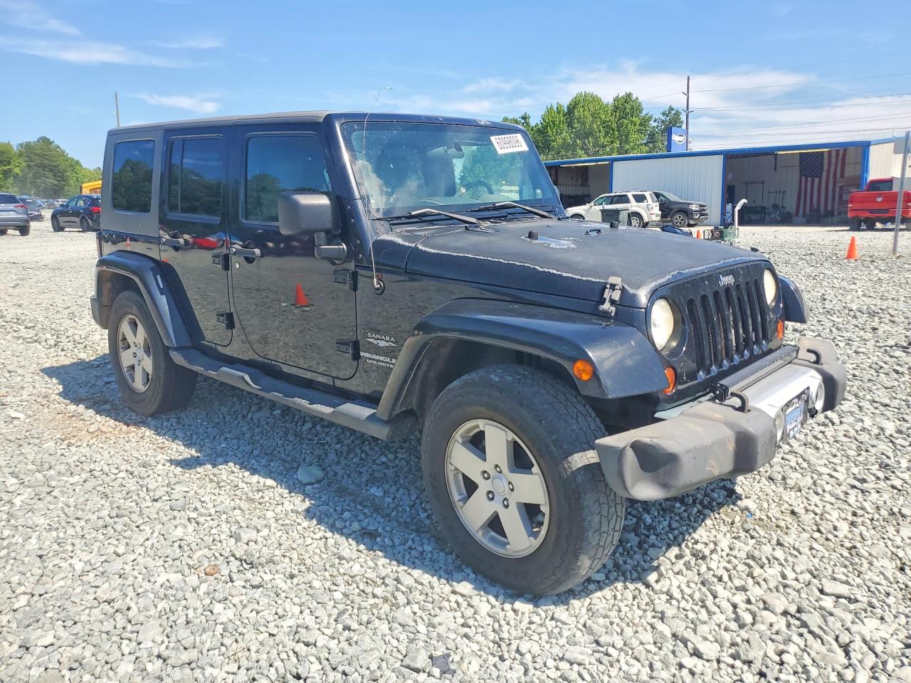 2010 Jeep Wrangler Unlimited Sahara Black vin: 1J4BA5H12AL140030