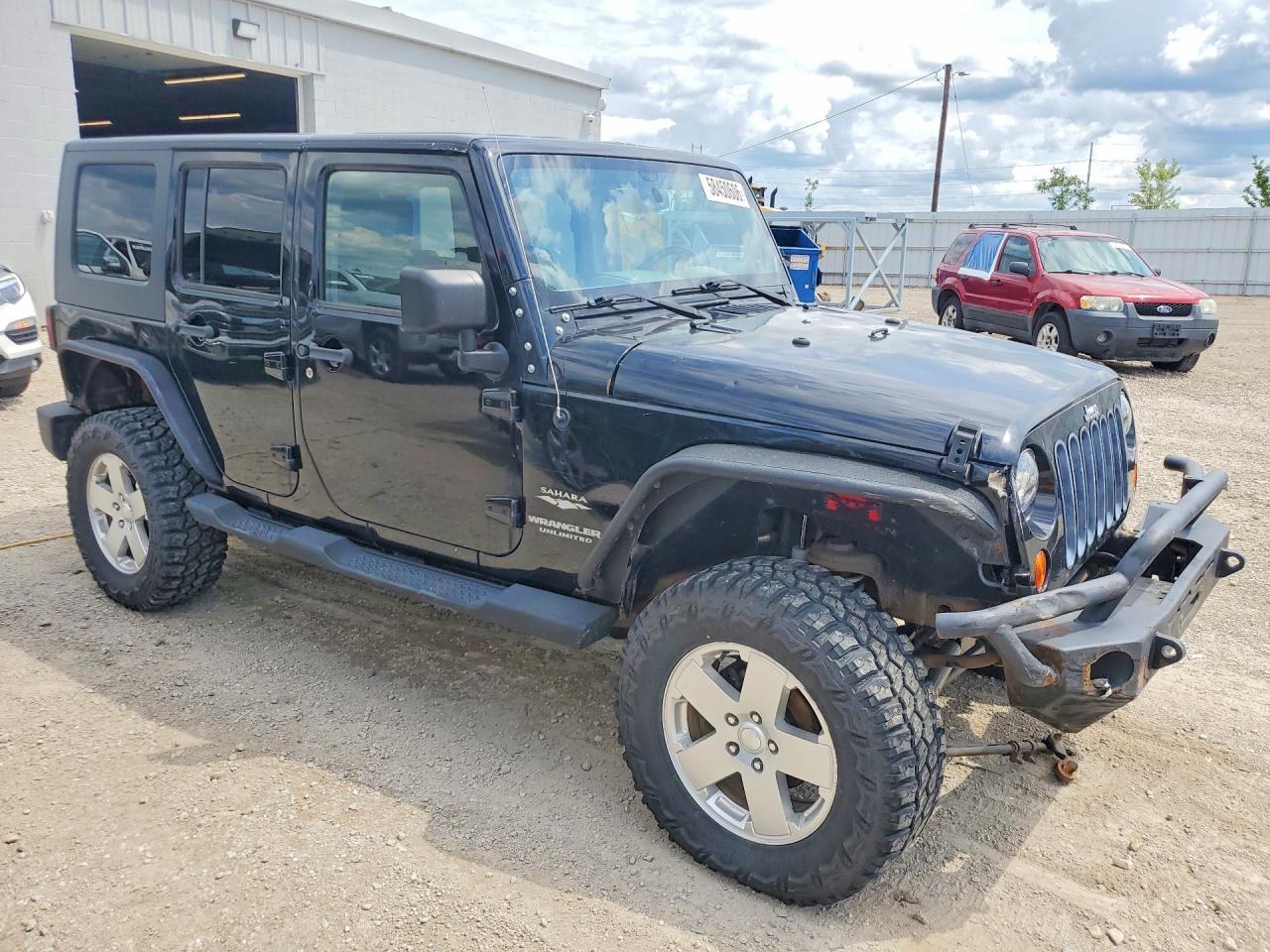 2010 Jeep Wrangler Unlimited Sahara Black vin: 1J4BA5H12AL221786