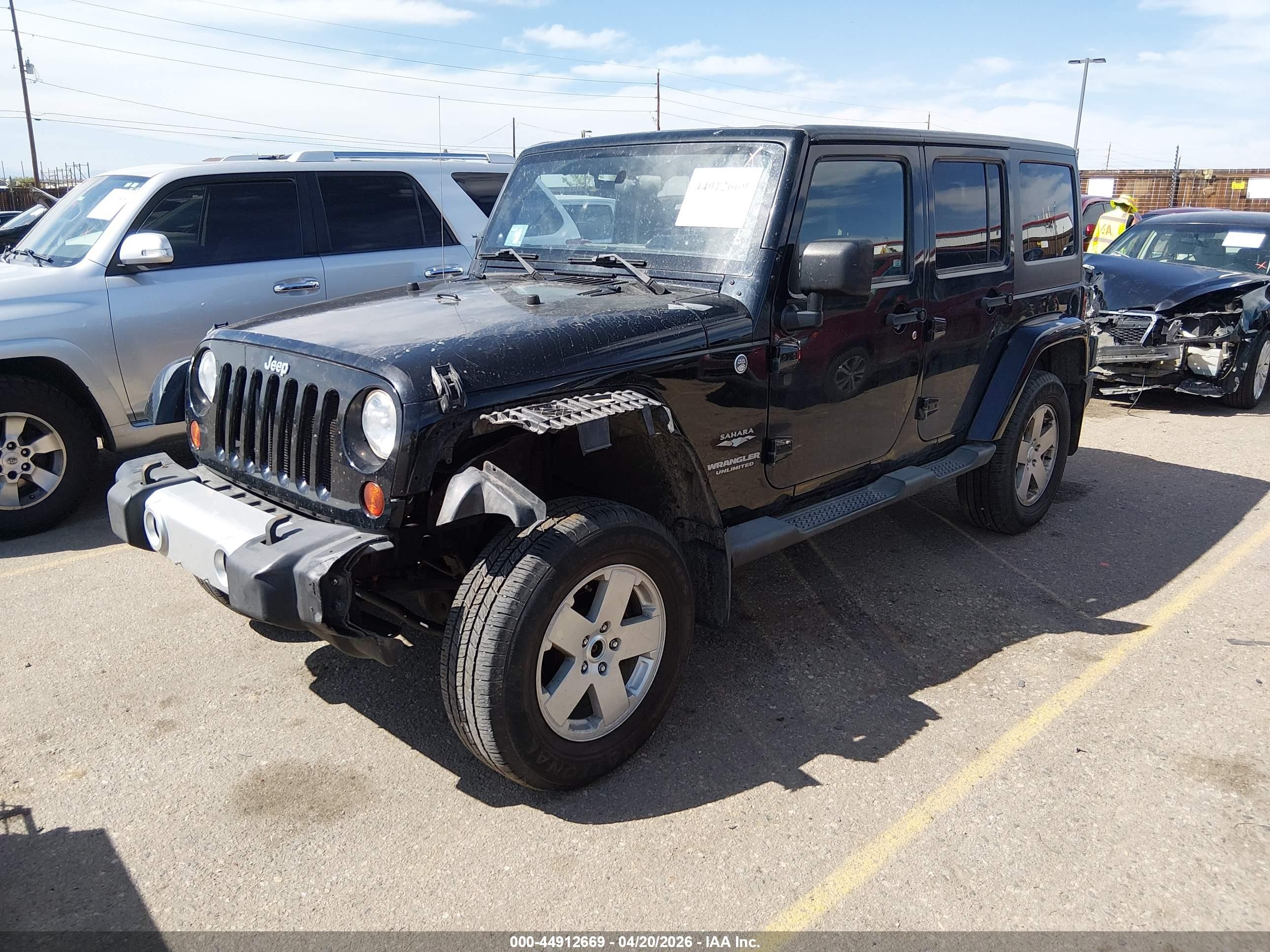2011 Jeep Wrangler Unlimited Sahara Black vin: 1J4BA5H12BL522477