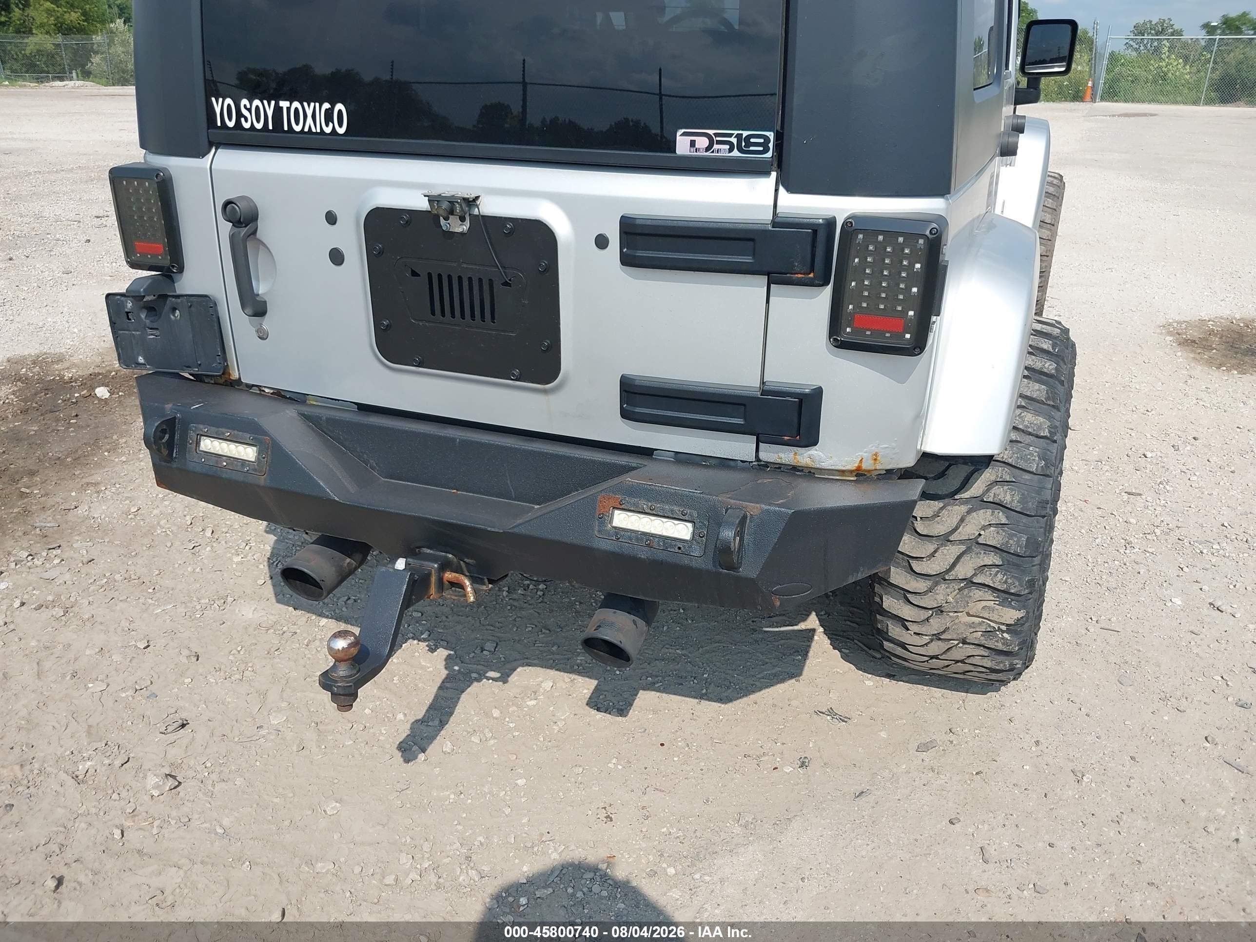 2010 Jeep Wrangler Unlimited Sahara Silver vin: 1J4BA5H13AL123284