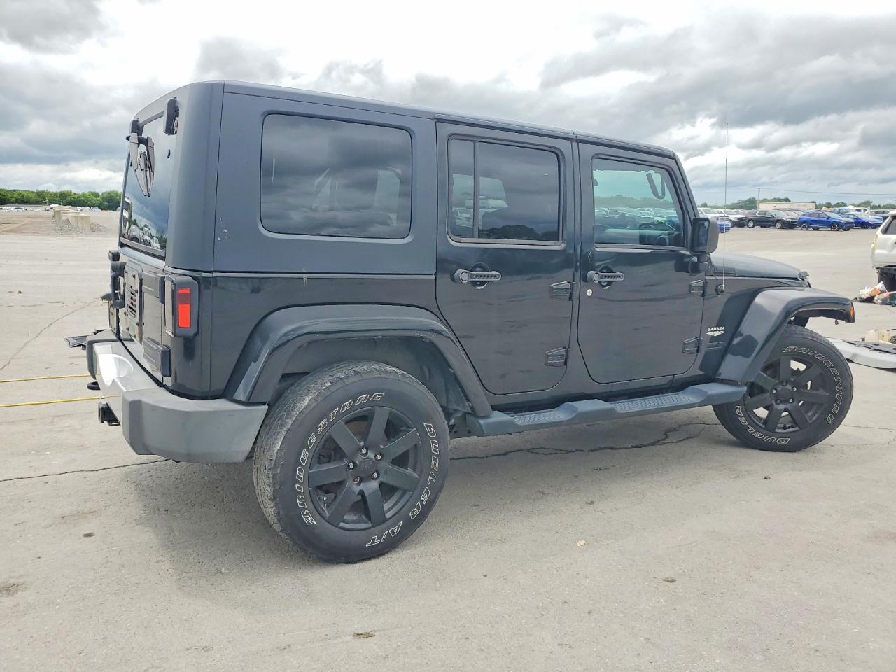 2010 Jeep Wrangler Unlimited Sahara Black vin: 1J4BA5H13AL123480