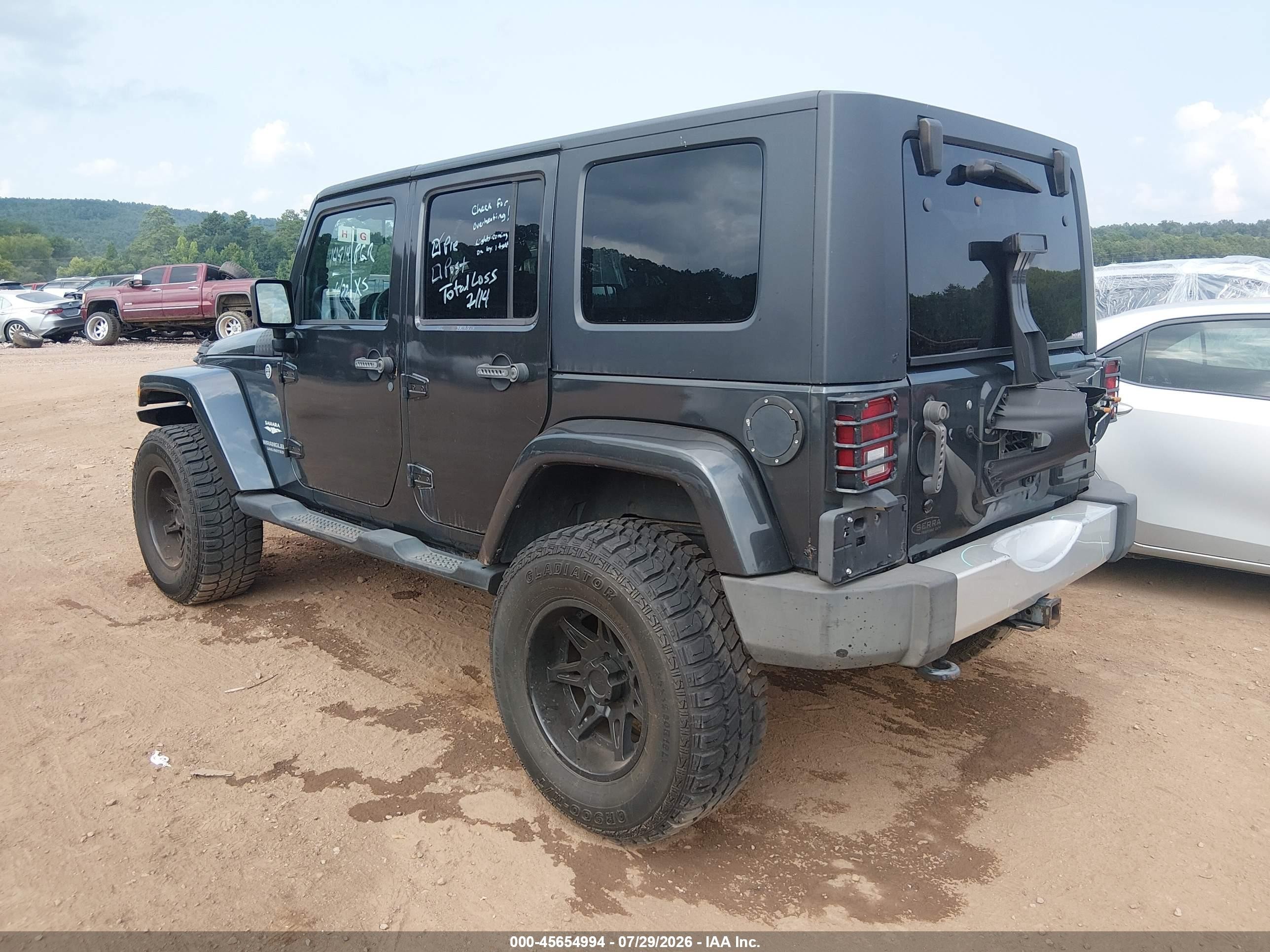 2010 Jeep Wrangler Unlimited Sahara Black vin: 1J4BA5H13AL139890