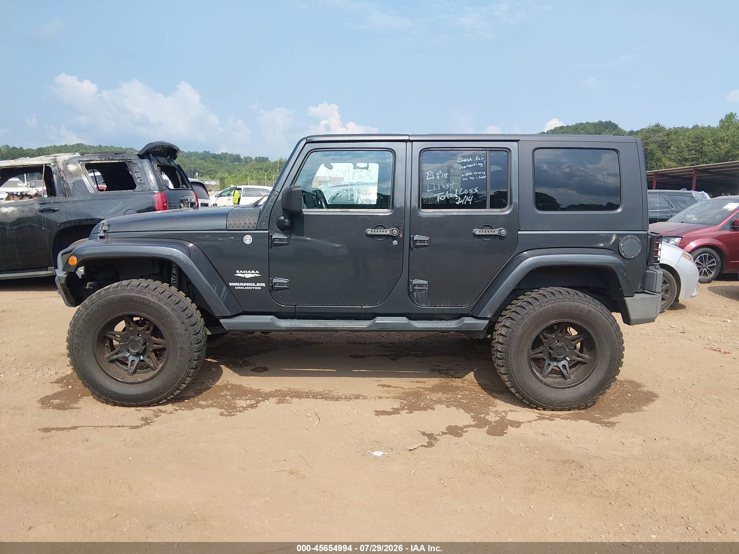 2010 Jeep Wrangler Unlimited Sahara Black vin: 1J4BA5H13AL139890