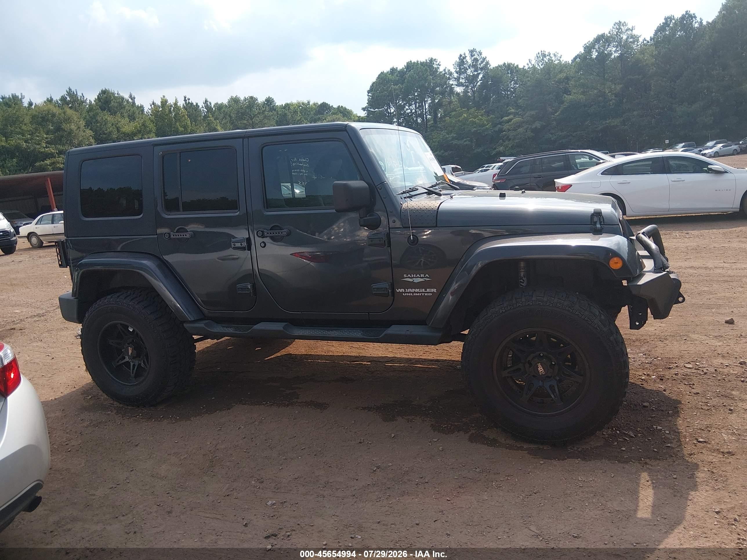 2010 Jeep Wrangler Unlimited Sahara Black vin: 1J4BA5H13AL139890
