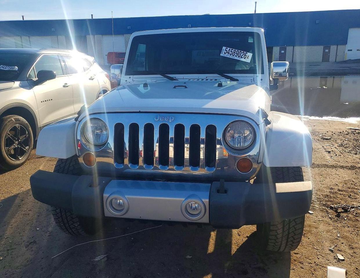 2010 Jeep Wrangler Unlimited Sahara White vin: 1J4BA5H13AL214300