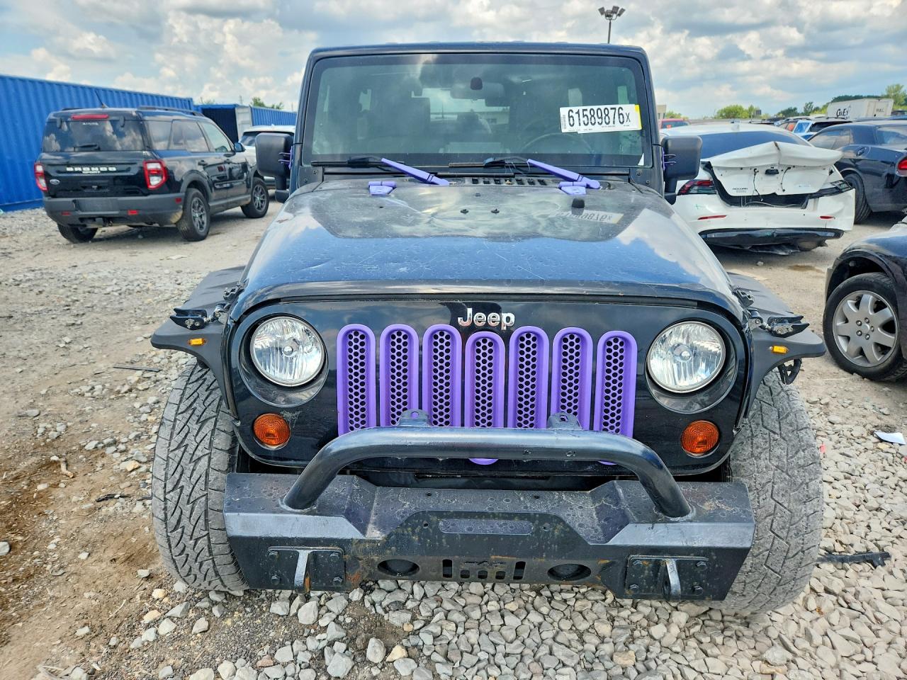 2010 Jeep Wrangler Unlimited Sahara Черный vin: 1J4BA5H13AL224650