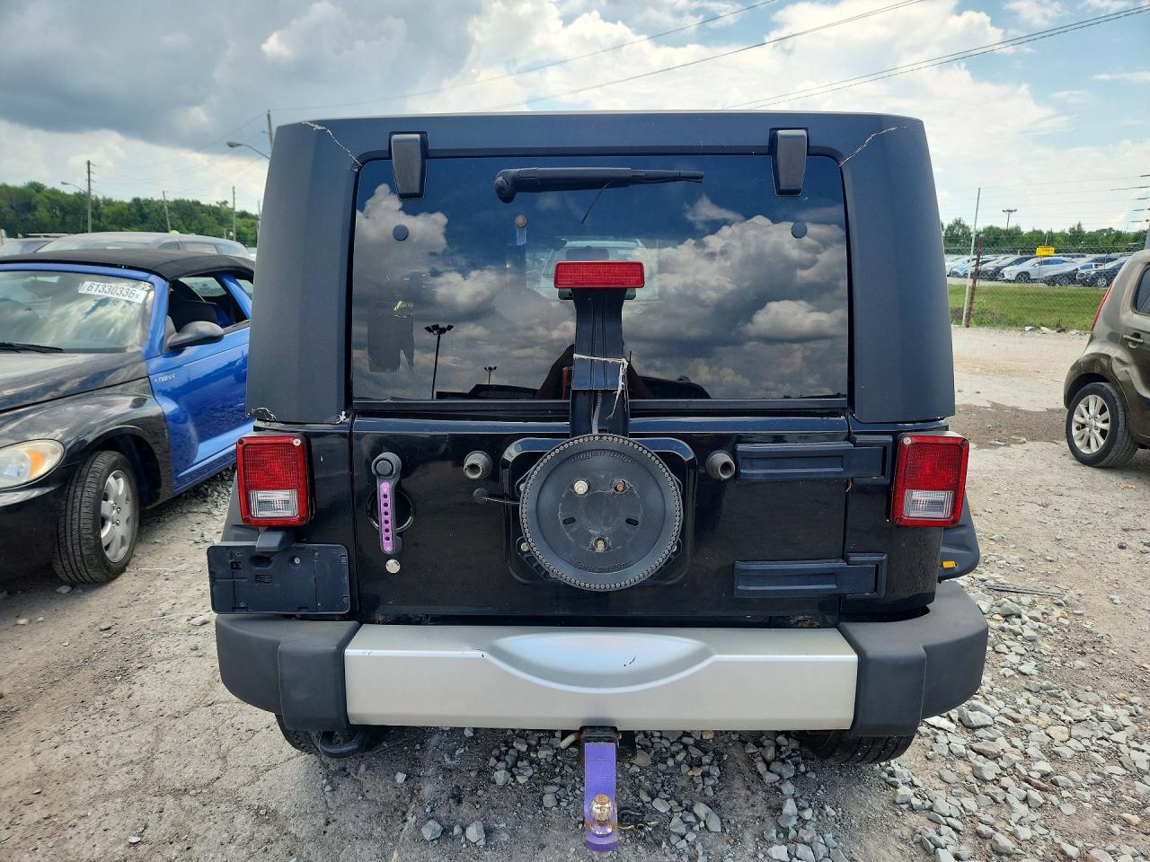 2010 Jeep Wrangler Unlimited Sahara Черный vin: 1J4BA5H13AL224650