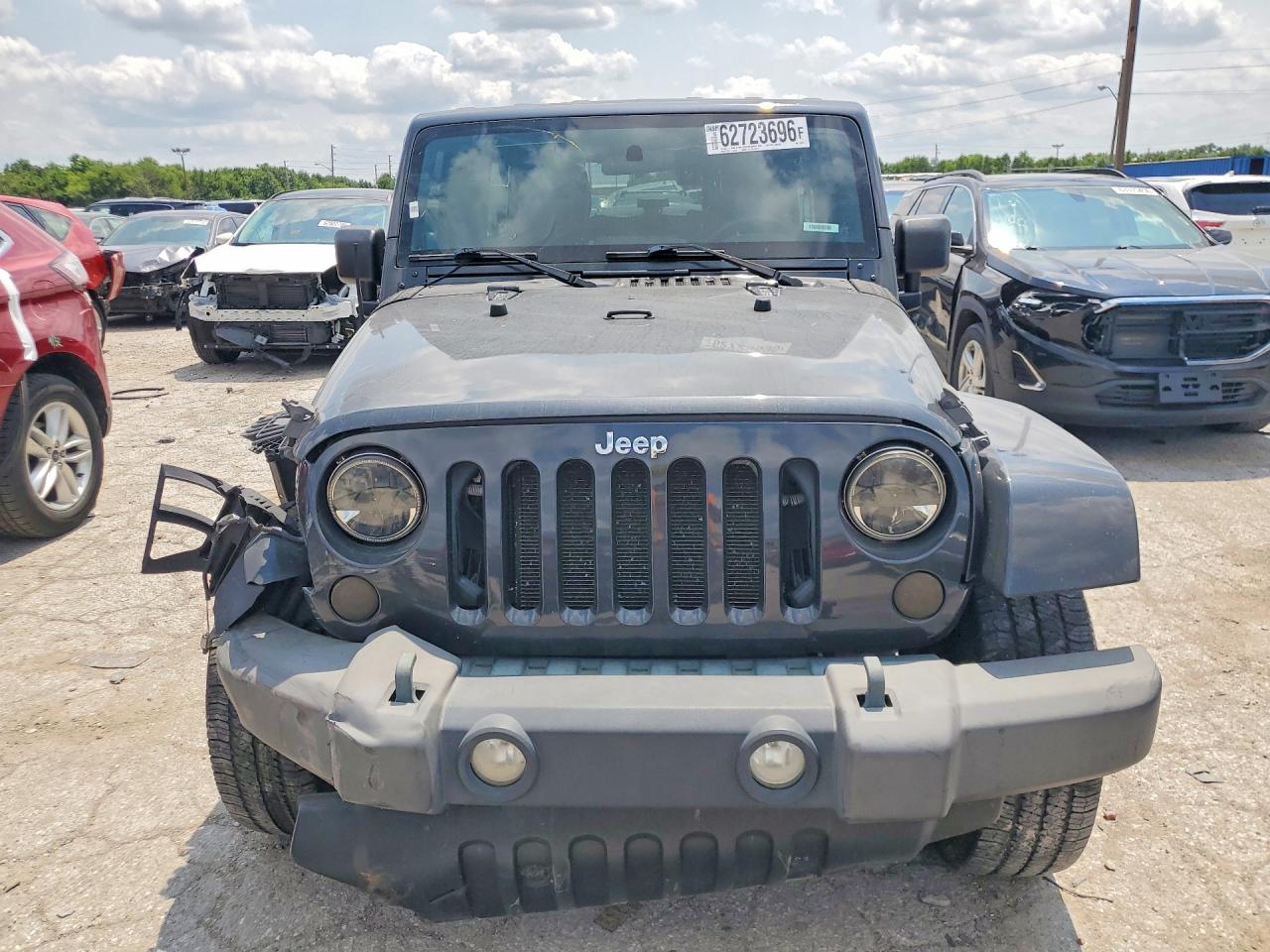 2010 Jeep Wrangler Unlimited Sahara Угольный vin: 1J4BA5H14AL141776