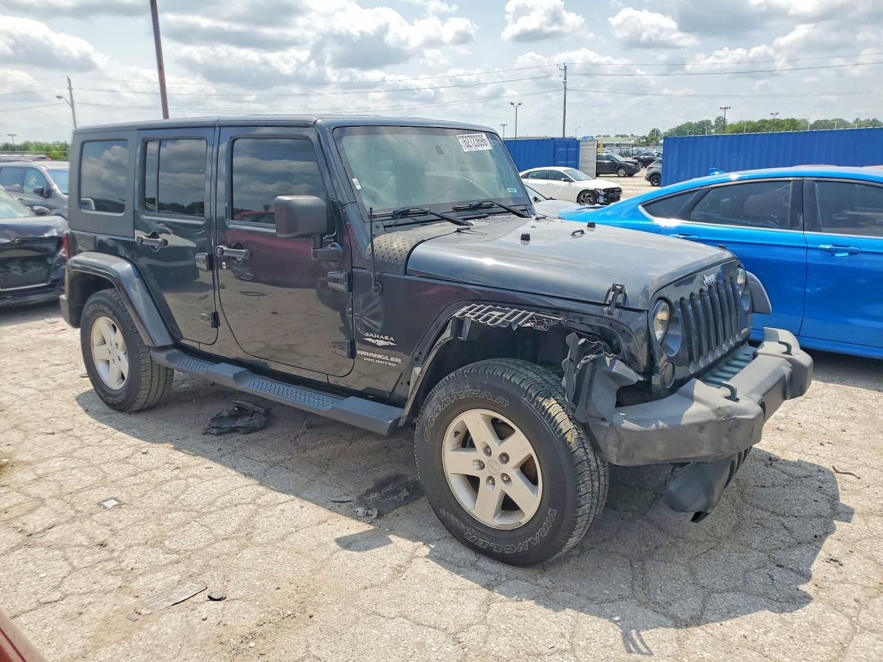 2010 Jeep Wrangler Unlimited Sahara Угольный vin: 1J4BA5H14AL141776