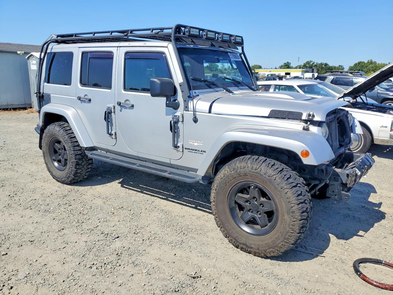 2011 Jeep Wrangler Unlimited Sahara Silver vin: 1J4BA5H14BL547087