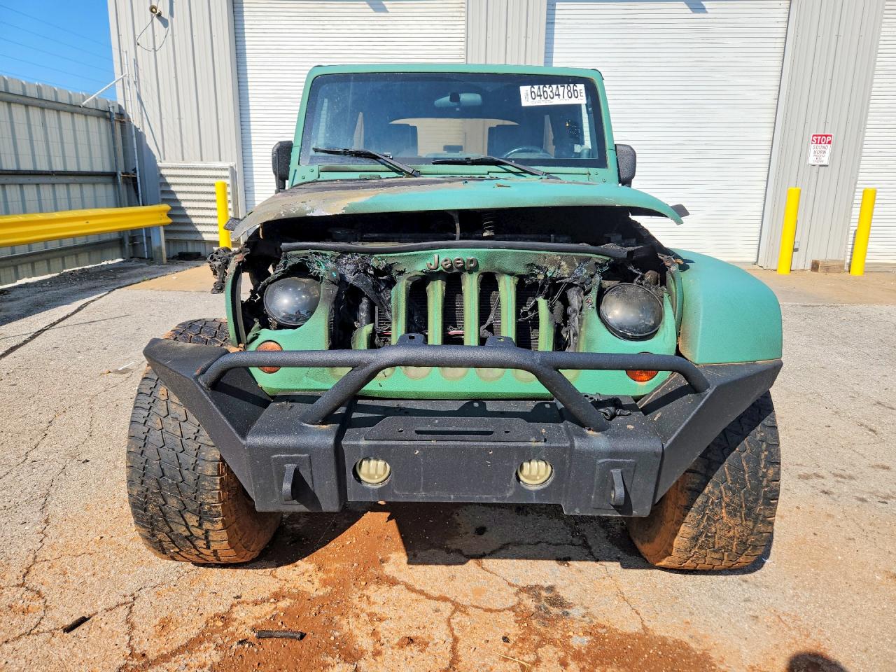2010 Jeep Wrangler Unlimited Sahara Green vin: 1J4BA5H16AL180658