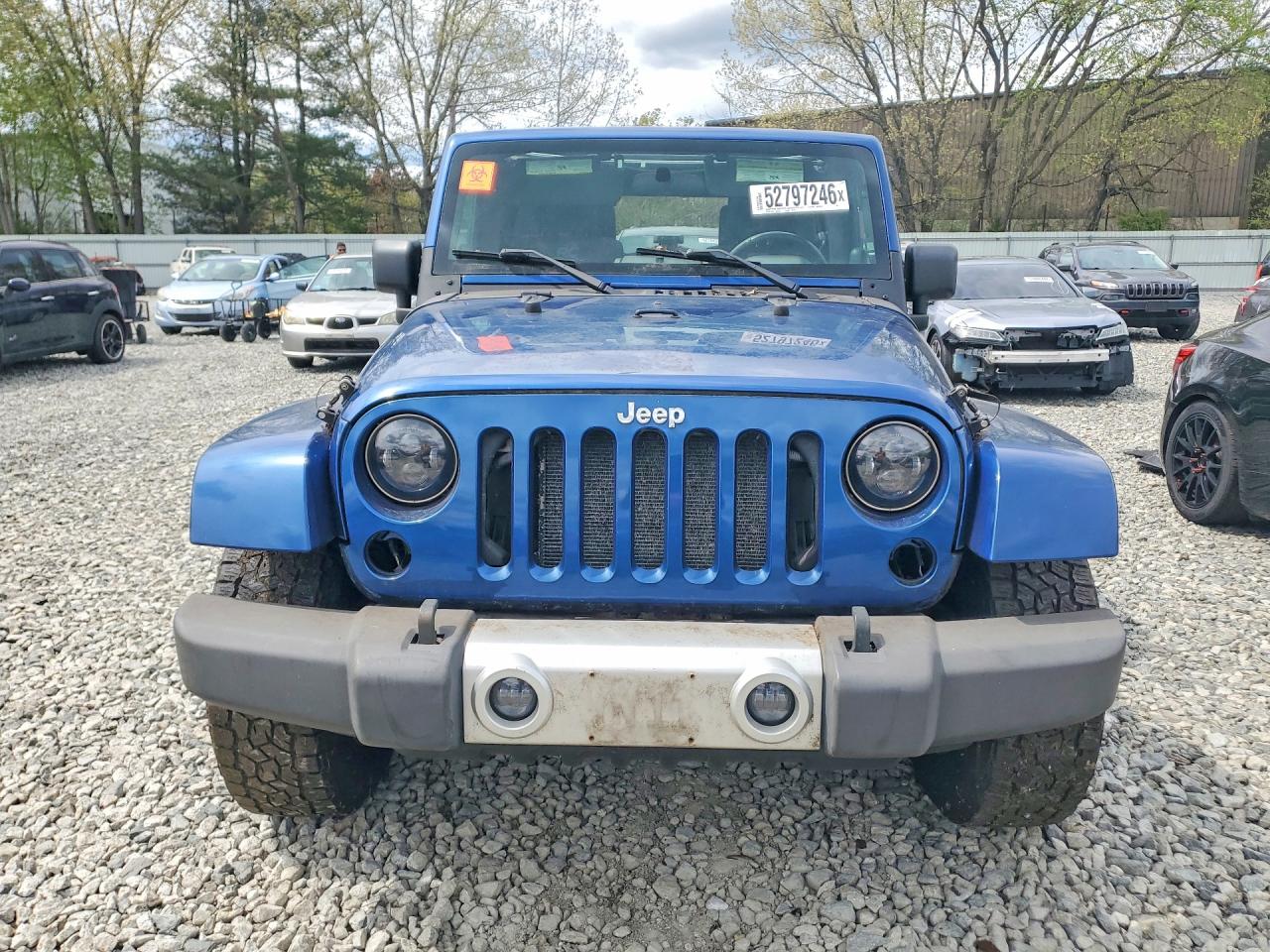 2010 Jeep Wrangler Unlimited Sahara Синий vin: 1J4BA5H16AL197847