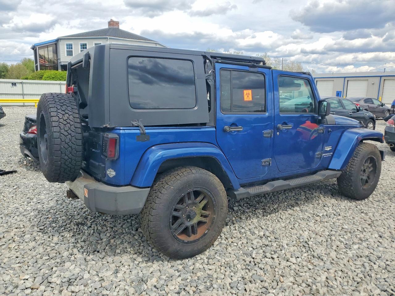 2010 Jeep Wrangler Unlimited Sahara Синий vin: 1J4BA5H16AL197847