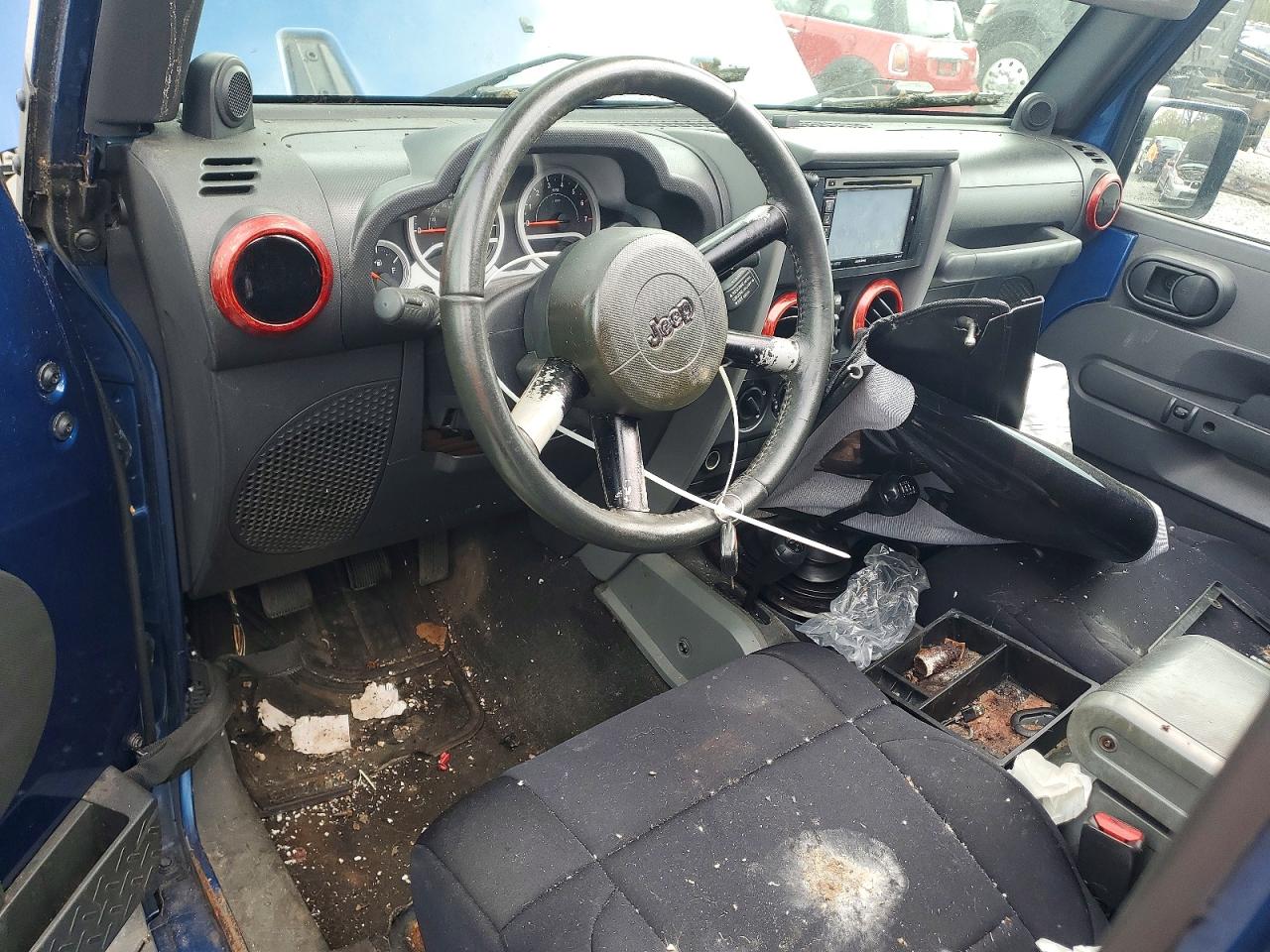 2010 Jeep Wrangler Unlimited Sahara Синий vin: 1J4BA5H16AL197847
