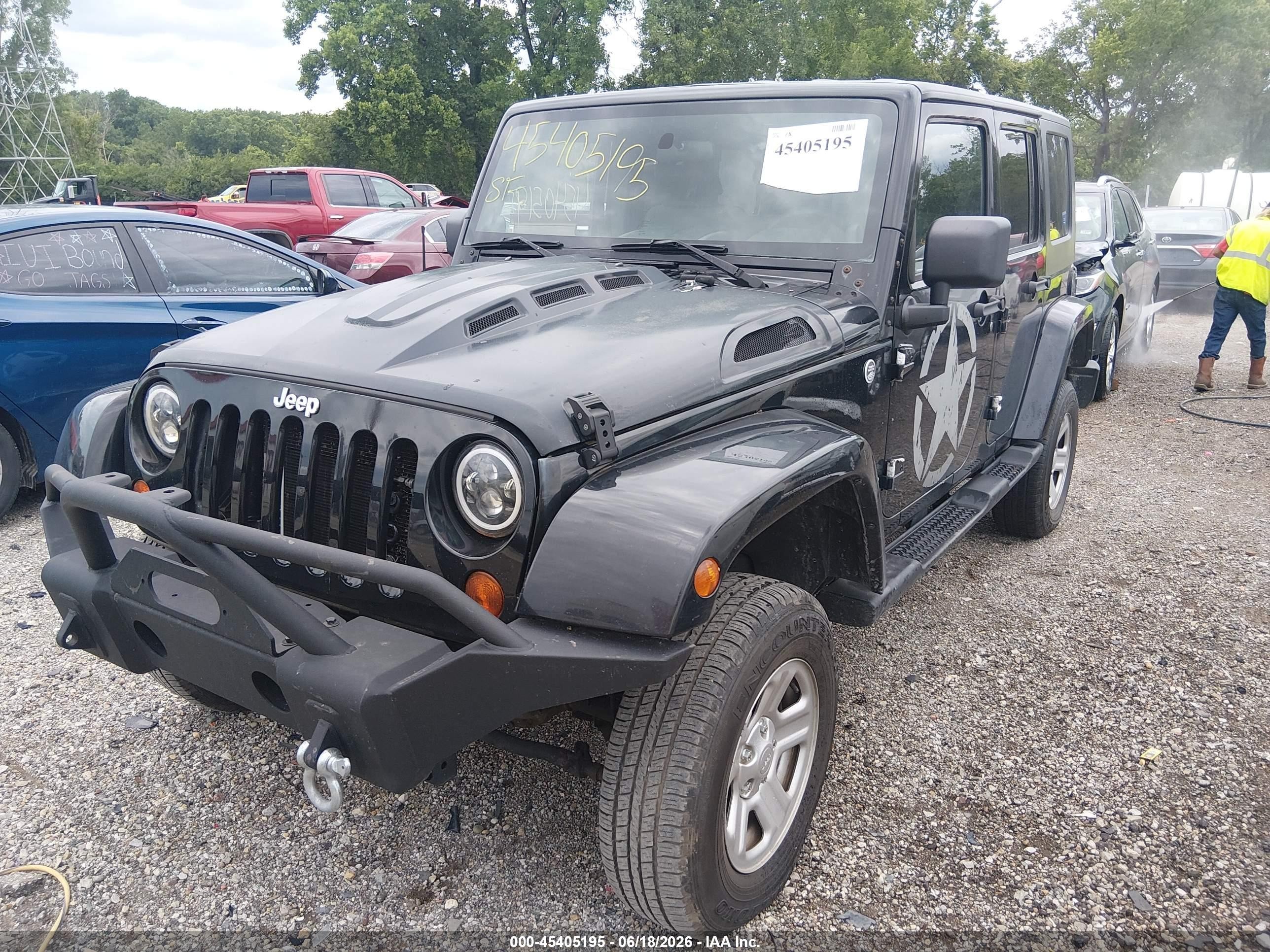 2010 Jeep Wrangler Unlimited Sahara Black vin: 1J4BA5H16AL207843