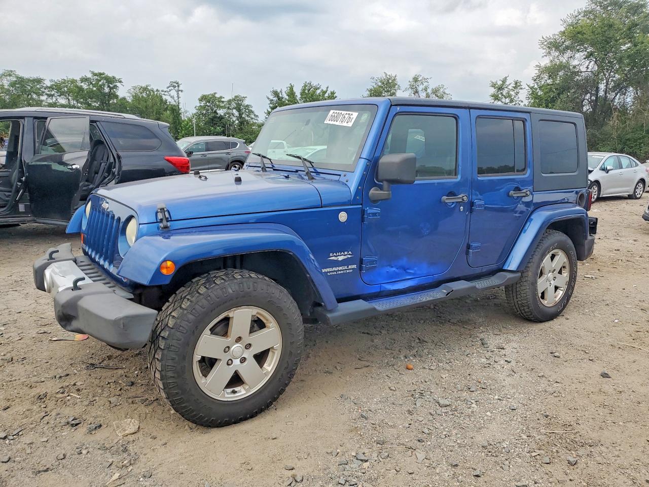 2010 Jeep Wrangler Unlimited Sahara Blue vin: 1J4BA5H17AL179941