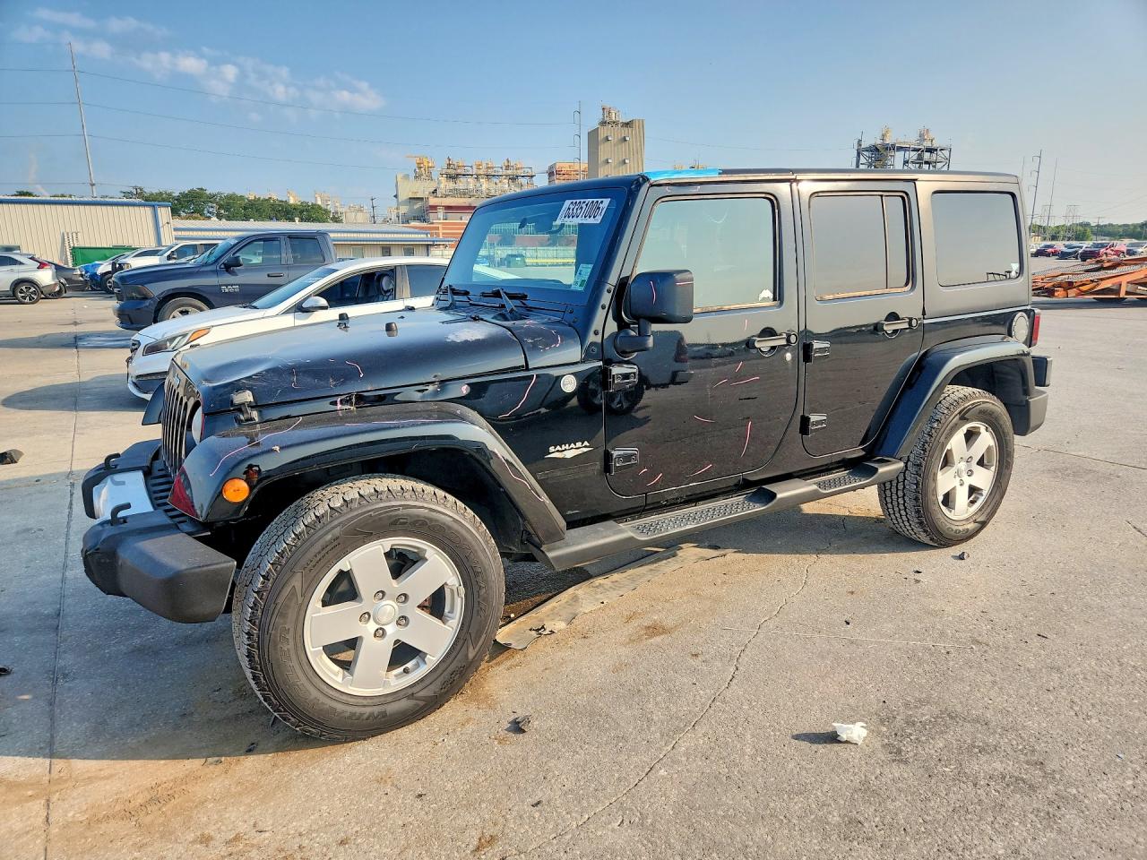 2011 Jeep Wrangler Unlimited Sahara Black vin: 1J4BA5H17BL533362