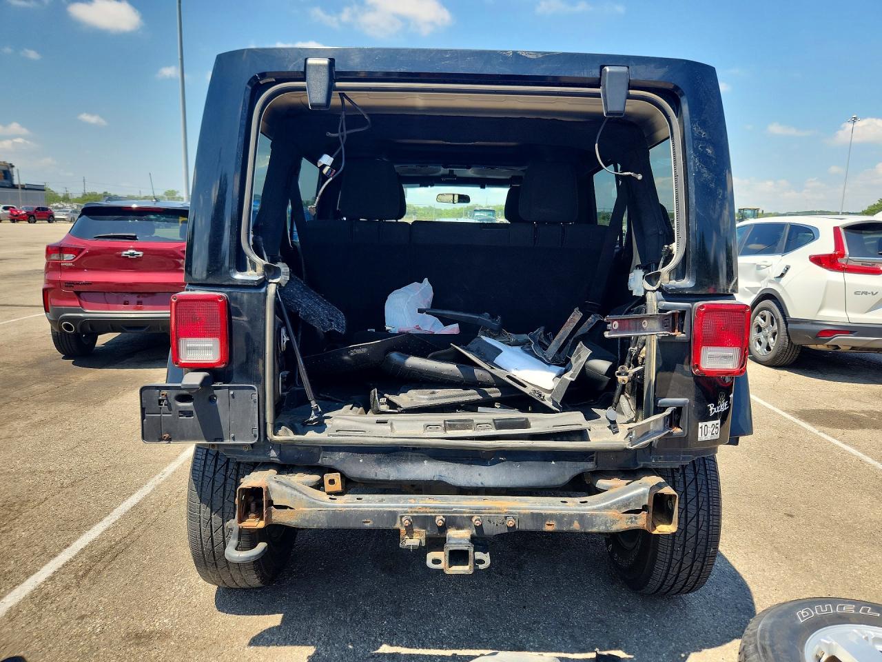 2011 Jeep Wrangler Unlimited Sahara Черный vin: 1J4BA5H17BL616158