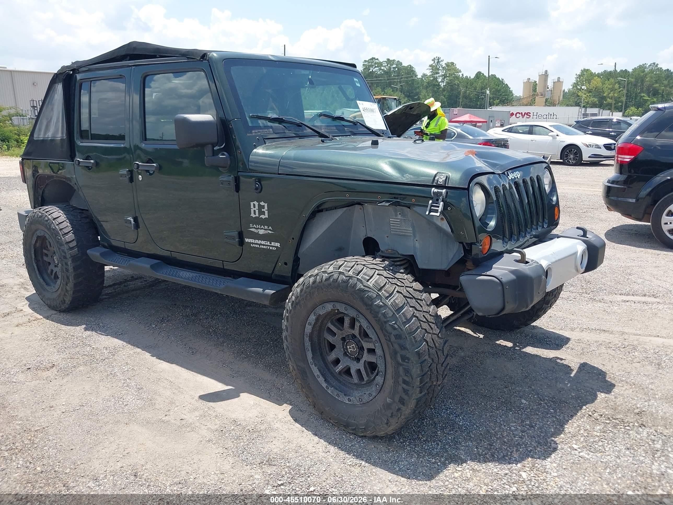 2010 Jeep Wrangler Unlimited Sahara Black vin: 1J4BA5H18AL198787