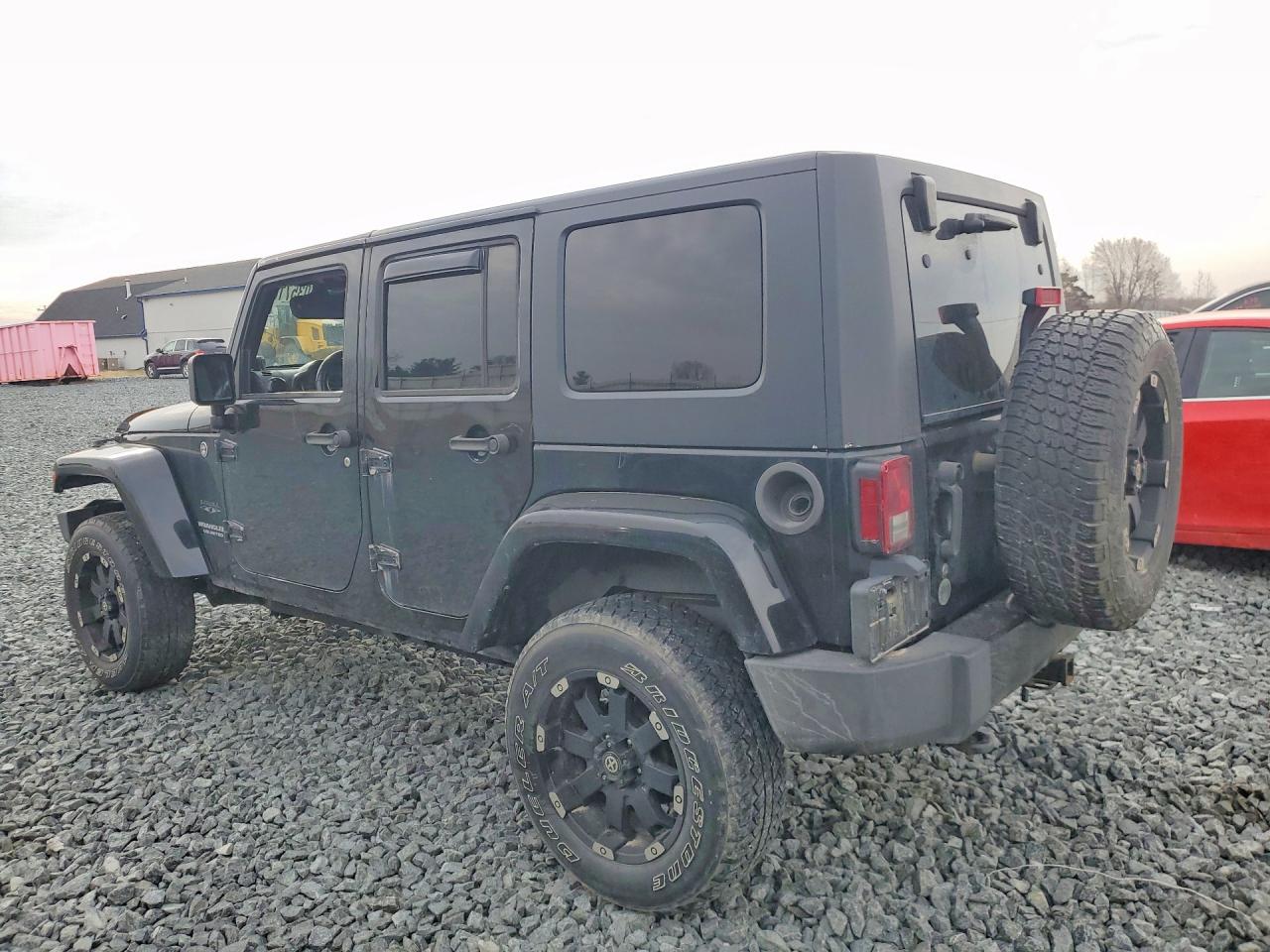 2010 Jeep Wrangler Unlimited Sahara Черный vin: 1J4BA5H18AL205673