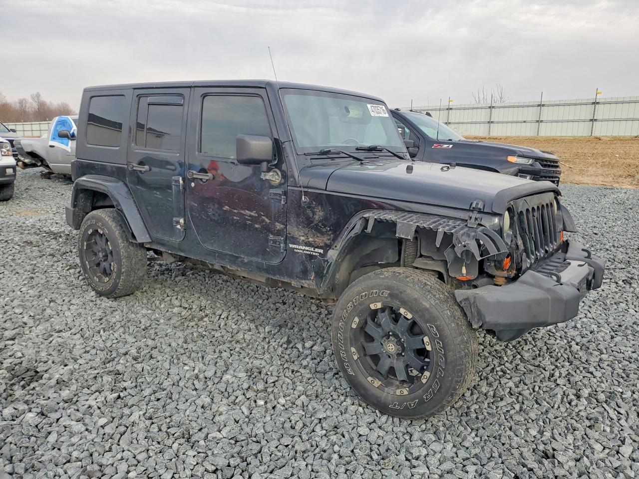 2010 Jeep Wrangler Unlimited Sahara Черный vin: 1J4BA5H18AL205673