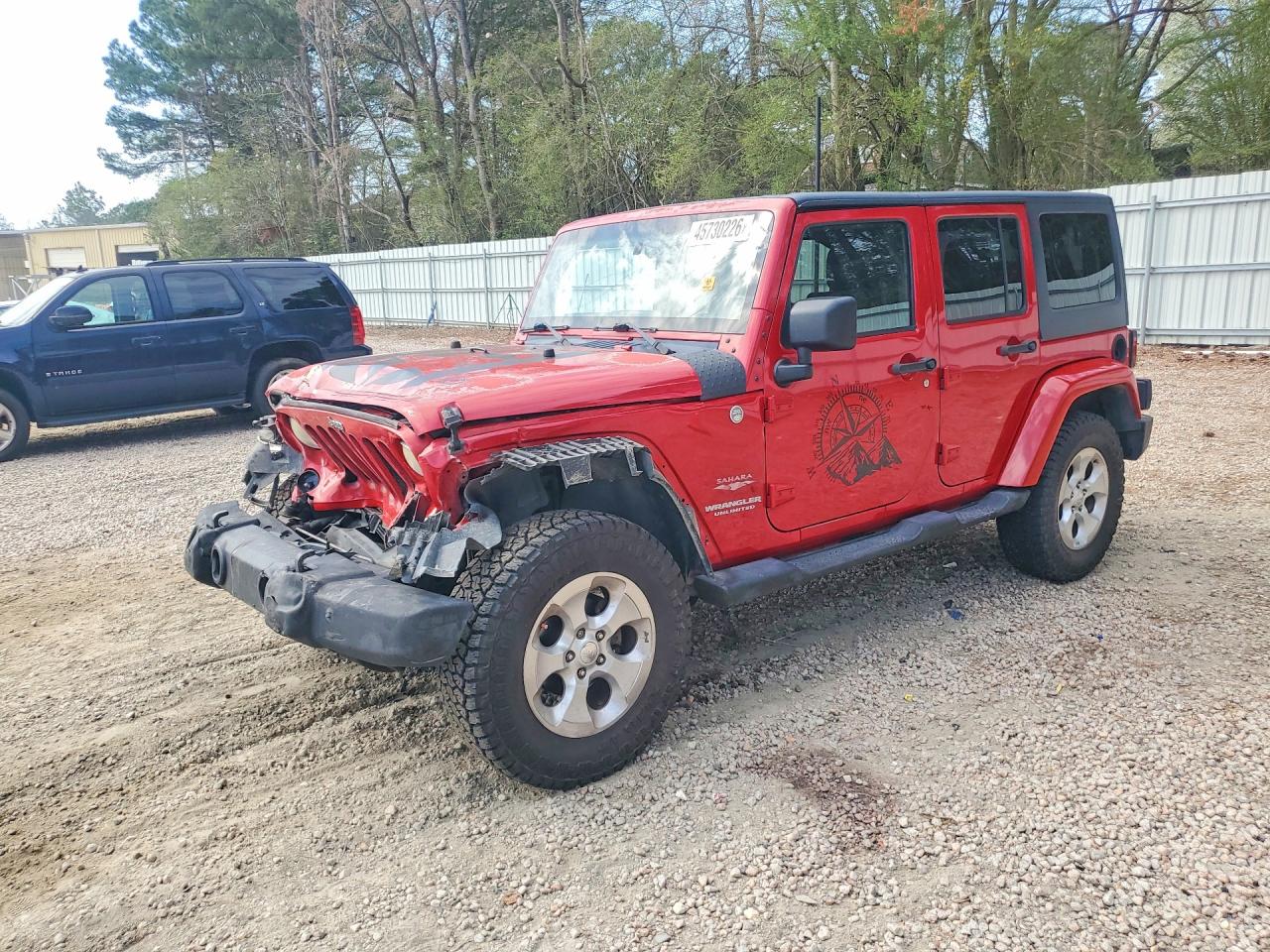 2011 Jeep Wrangler Unlimited Sahara Red vin: 1J4BA5H18BL509331
