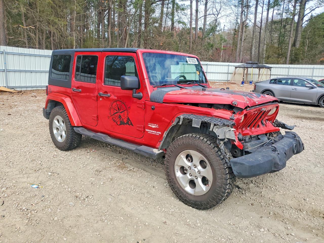2011 Jeep Wrangler Unlimited Sahara Red vin: 1J4BA5H18BL509331
