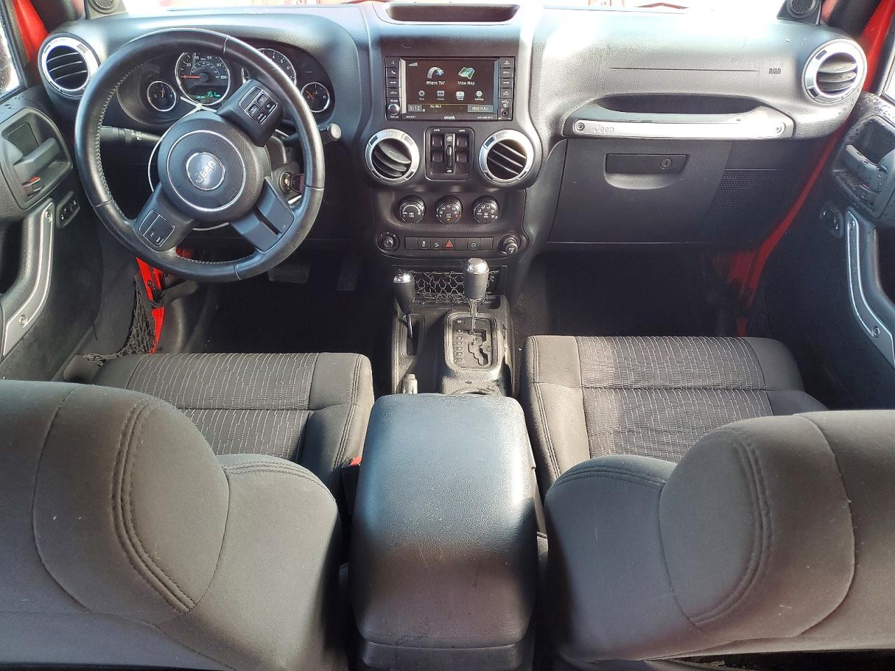 2011 Jeep Wrangler Unlimited Sahara Red vin: 1J4BA5H18BL522791