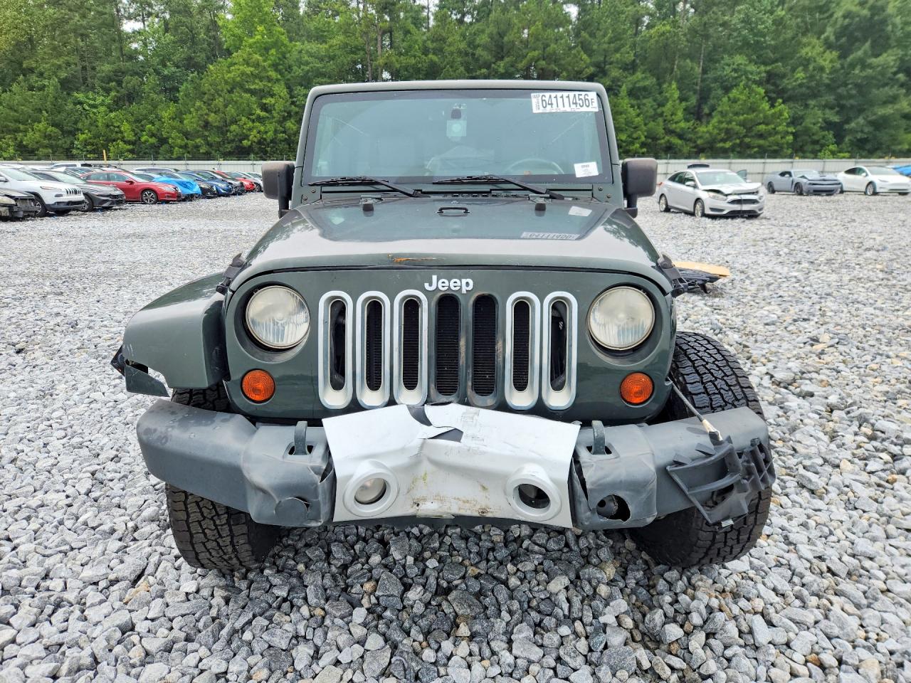 2010 Jeep Wrangler Unlimited Sahara Зеленый vin: 1J4BA5H19AL168939