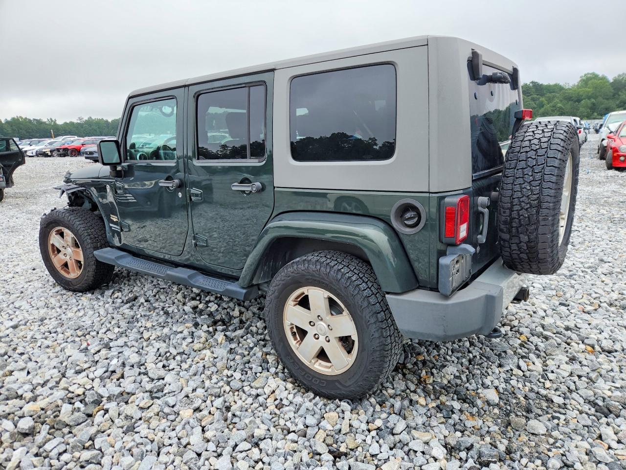 2010 Jeep Wrangler Unlimited Sahara Зеленый vin: 1J4BA5H19AL168939