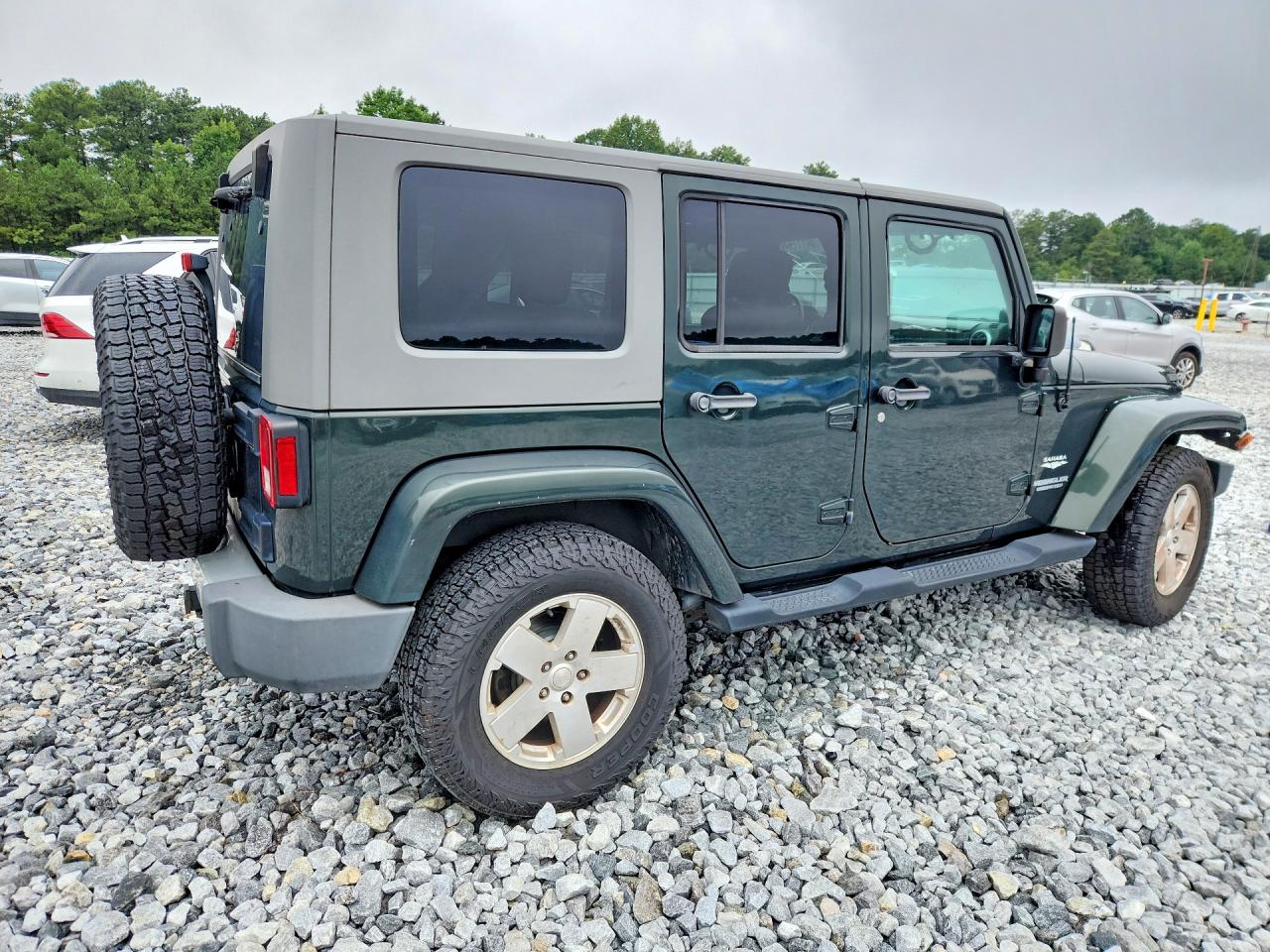 2010 Jeep Wrangler Unlimited Sahara Зеленый vin: 1J4BA5H19AL168939