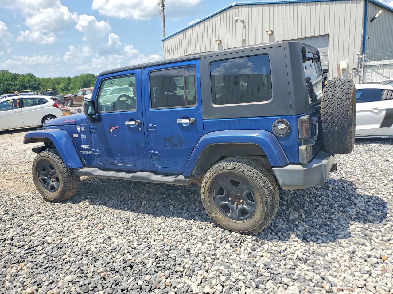2010 Jeep Wrangler Unlimited Sahara Blue vin: 1J4BA5H19AL209926