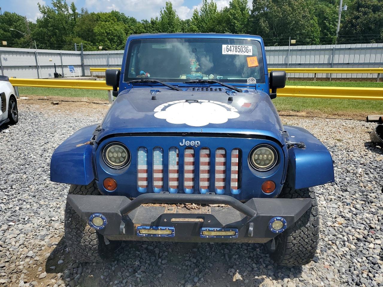 2010 Jeep Wrangler Unlimited Sahara Blue vin: 1J4BA5H19AL209926