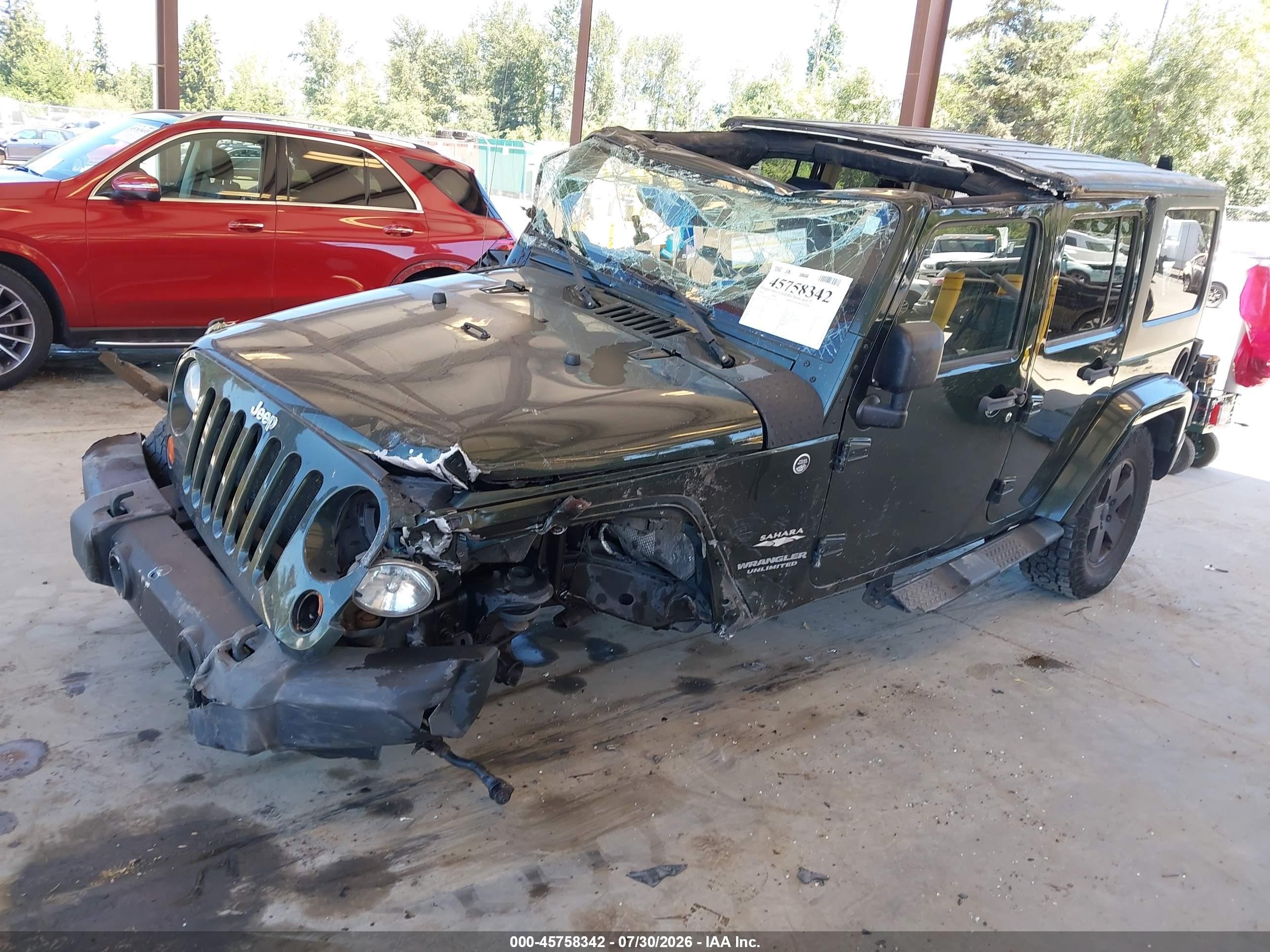 2011 Jeep Wrangler Unlimited Sahara Black vin: 1J4BA5H19BL518474