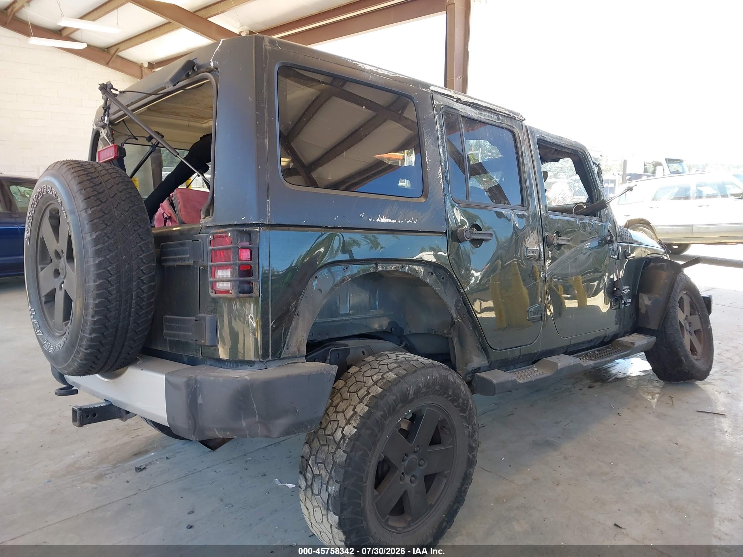 2011 Jeep Wrangler Unlimited Sahara Black vin: 1J4BA5H19BL518474
