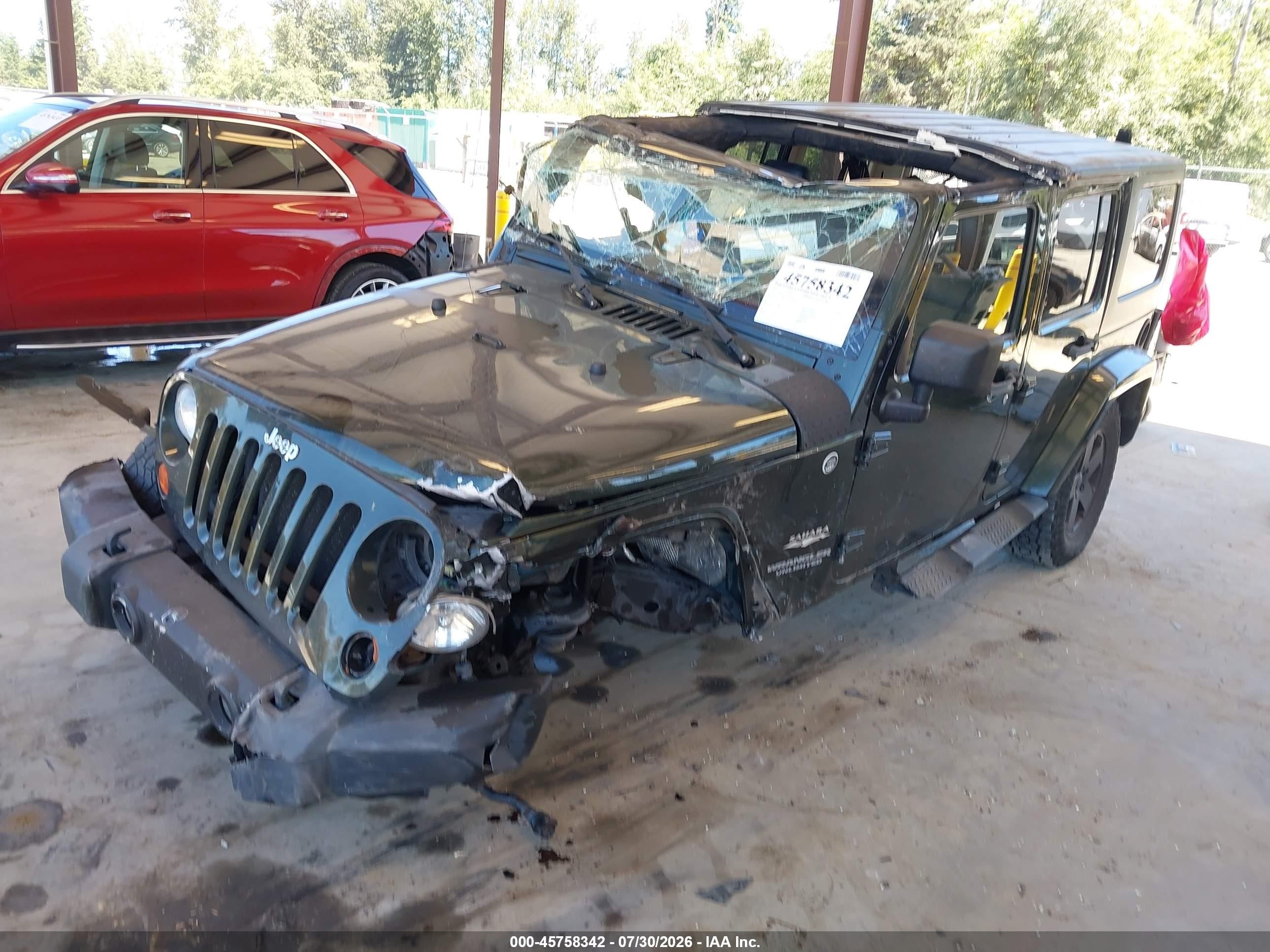 2011 Jeep Wrangler Unlimited Sahara Black vin: 1J4BA5H19BL518474