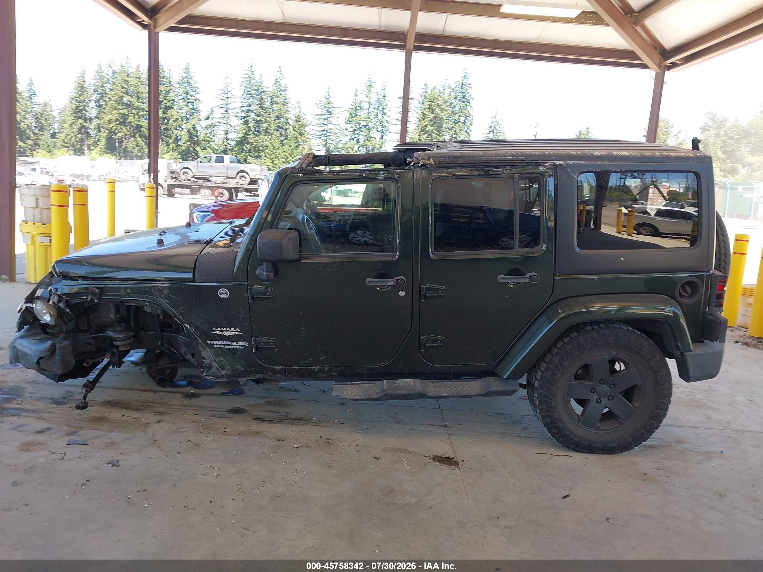 2011 Jeep Wrangler Unlimited Sahara Black vin: 1J4BA5H19BL518474