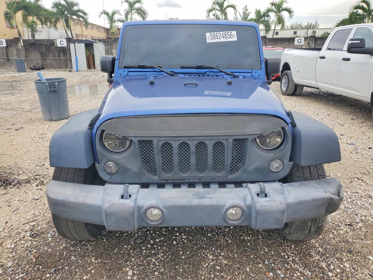2010 Jeep Wrangler Sahara Синий vin: 1J4BA5H1XAL119846