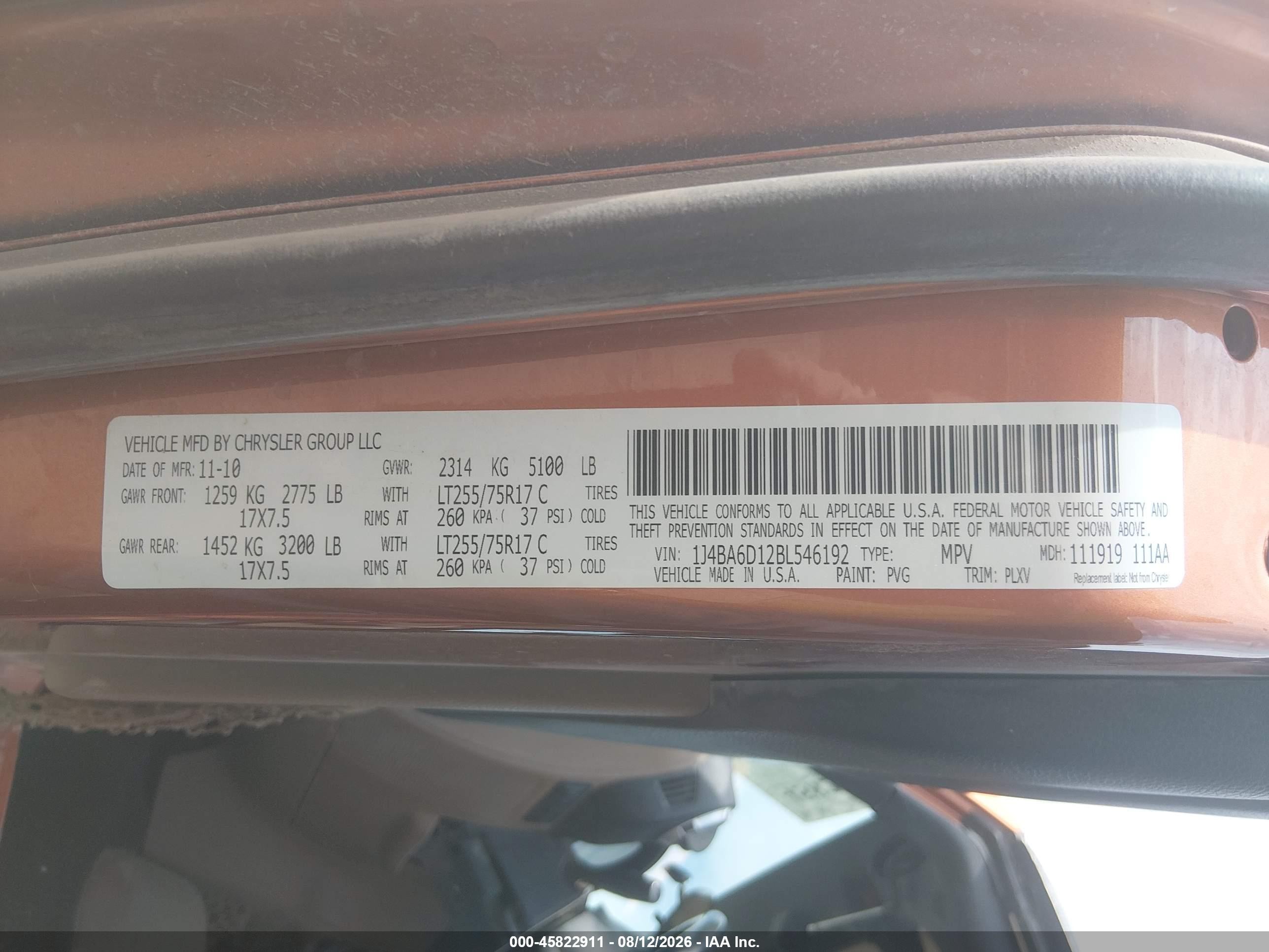 2011 Jeep Wrangler Rubicon Orange vin: 1J4BA6D12BL546192