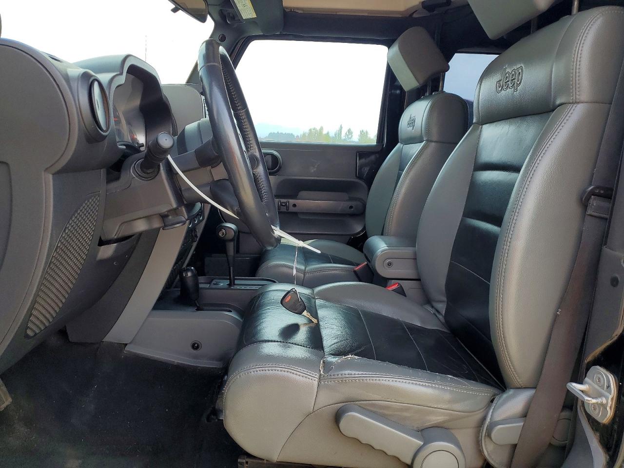 2010 Jeep Wrangler Unlimited Black vin: 1J4BA6D13AL166230