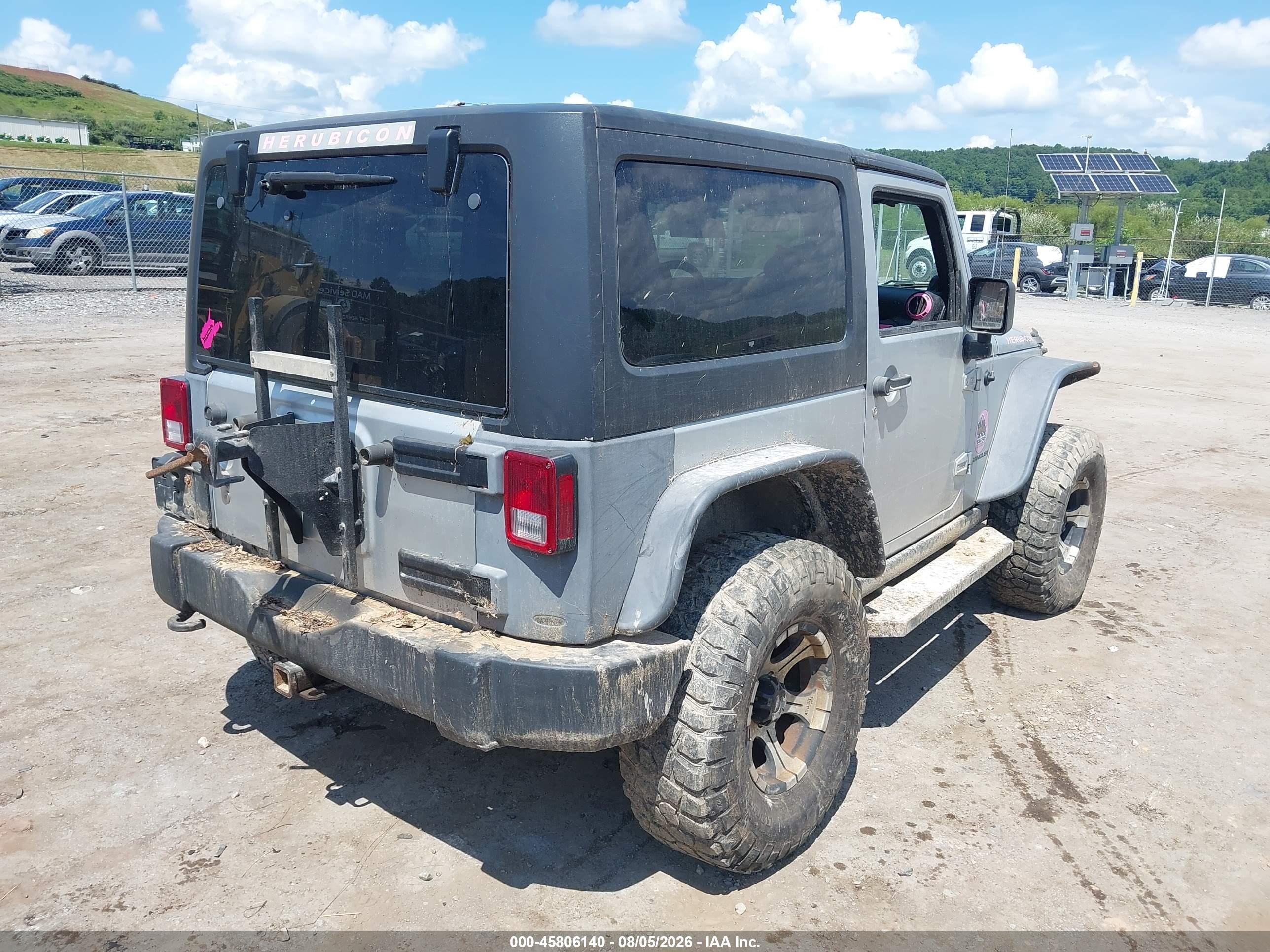 2011 Jeep Wrangler Rubicon Серебряный vin: 1J4BA6D17BL520610