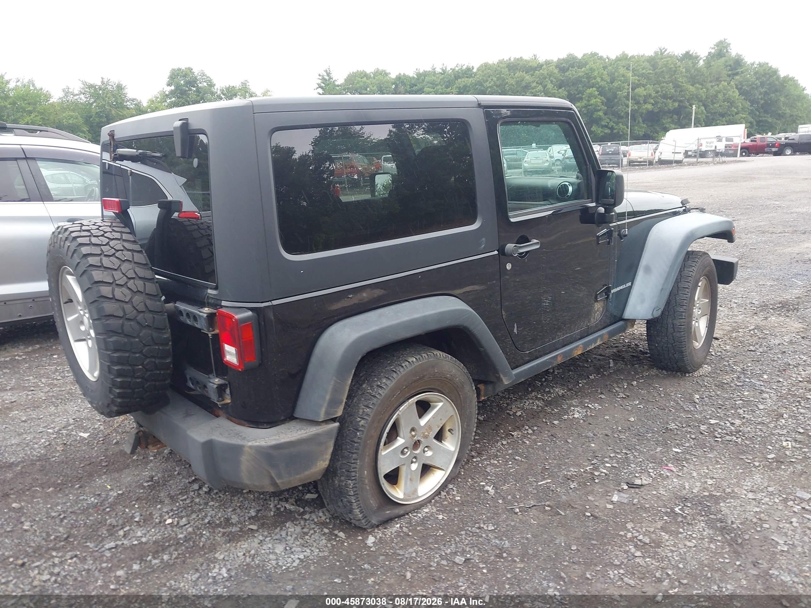 2011 Jeep Wrangler Rubicon Черный vin: 1J4BA6D17BL527038