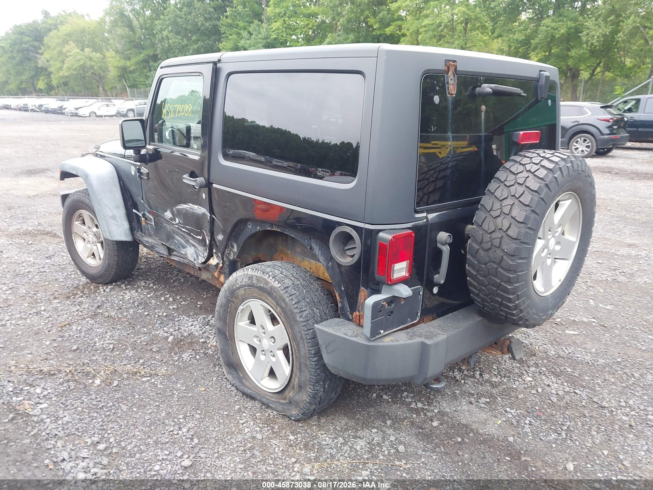 2011 Jeep Wrangler Rubicon Черный vin: 1J4BA6D17BL527038